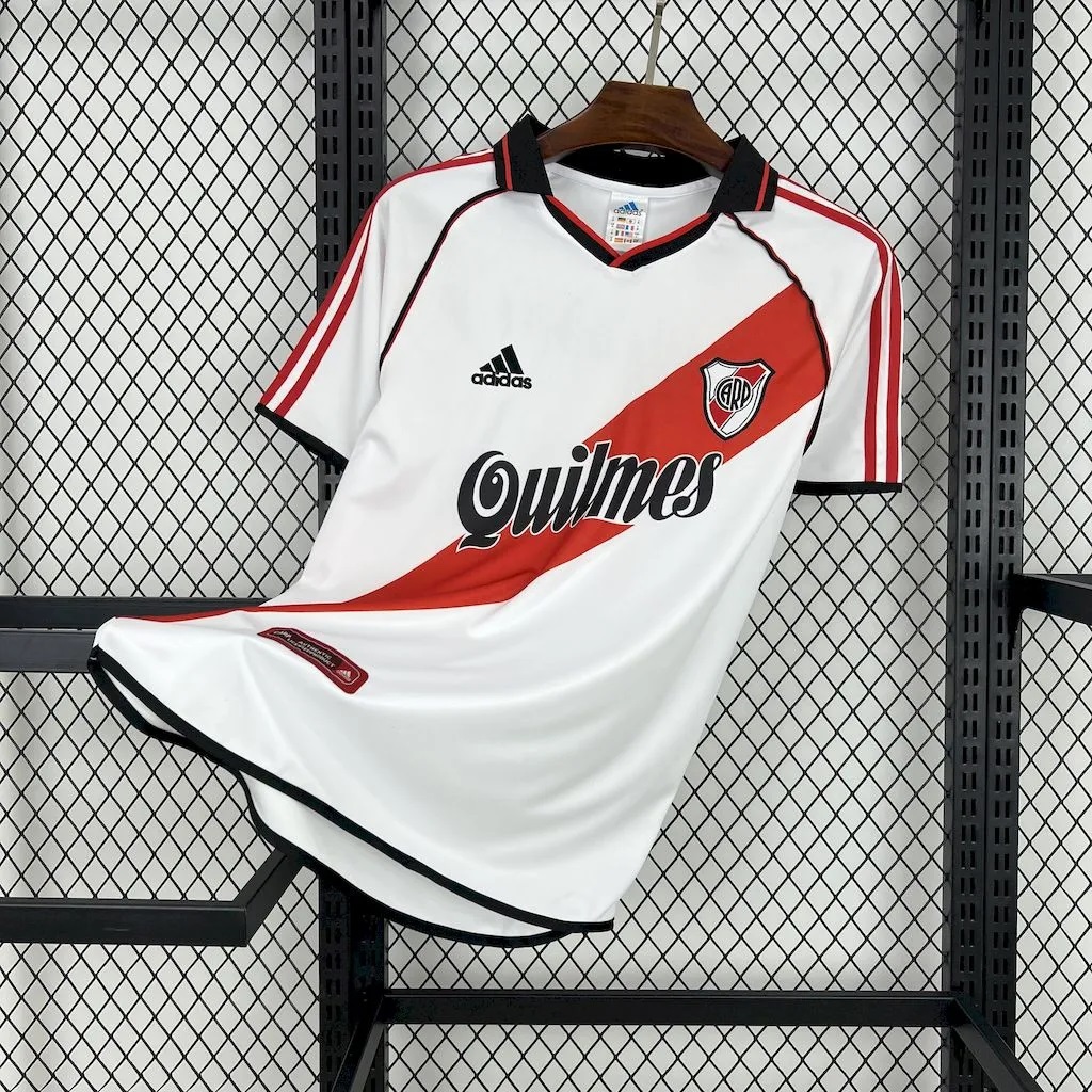 JerseysGala.com | Retro River Plate 2000-01 Home Jersey -Customize Name, Number and Patch | Worldwide Shipping
