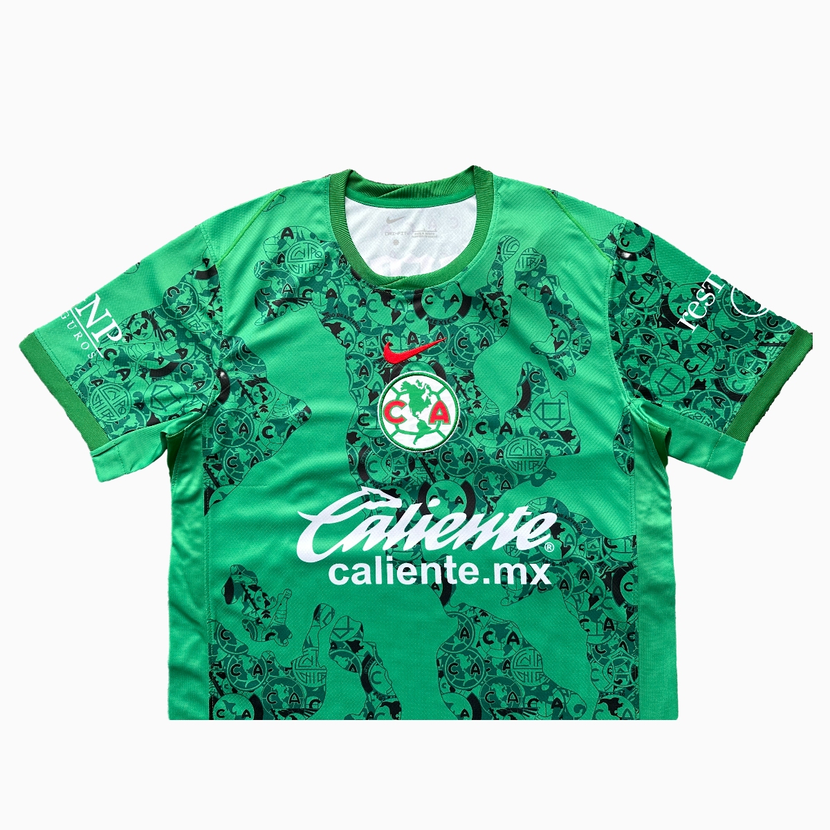 ManixJersey.com | Club América 24-25 Green Goalkeeper Jersey - Fans Version -Customize Name, Number and Patch | Worldwide Shipping