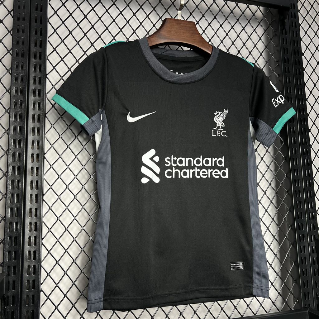 ManixJersey.com | Liver.pool 24-25 Away Kids Kit -Customize Name, Number and Patch | Worldwide Shipping