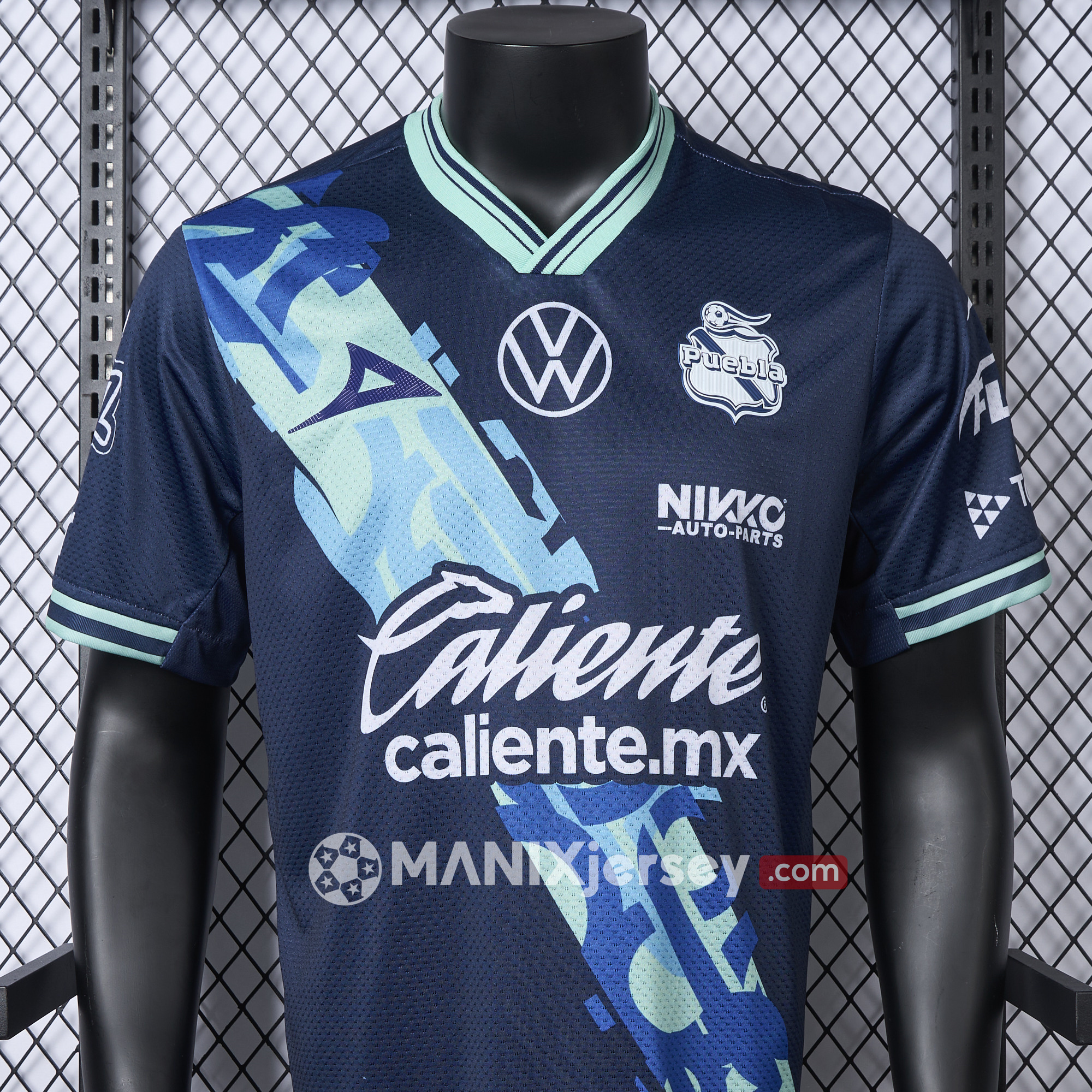 ManixJersey.com | Club Puebla 24-25 Away Jersey - Player Version -Customize Name, Number and Patch | Worldwide Shipping