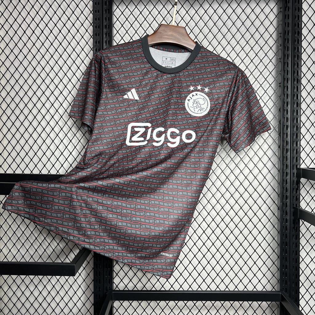 ManixJersey.com | Ajax 24-25 Pre-match Training Jersey - Fans Version -Customize Name, Number and Patch | Worldwide Shipping