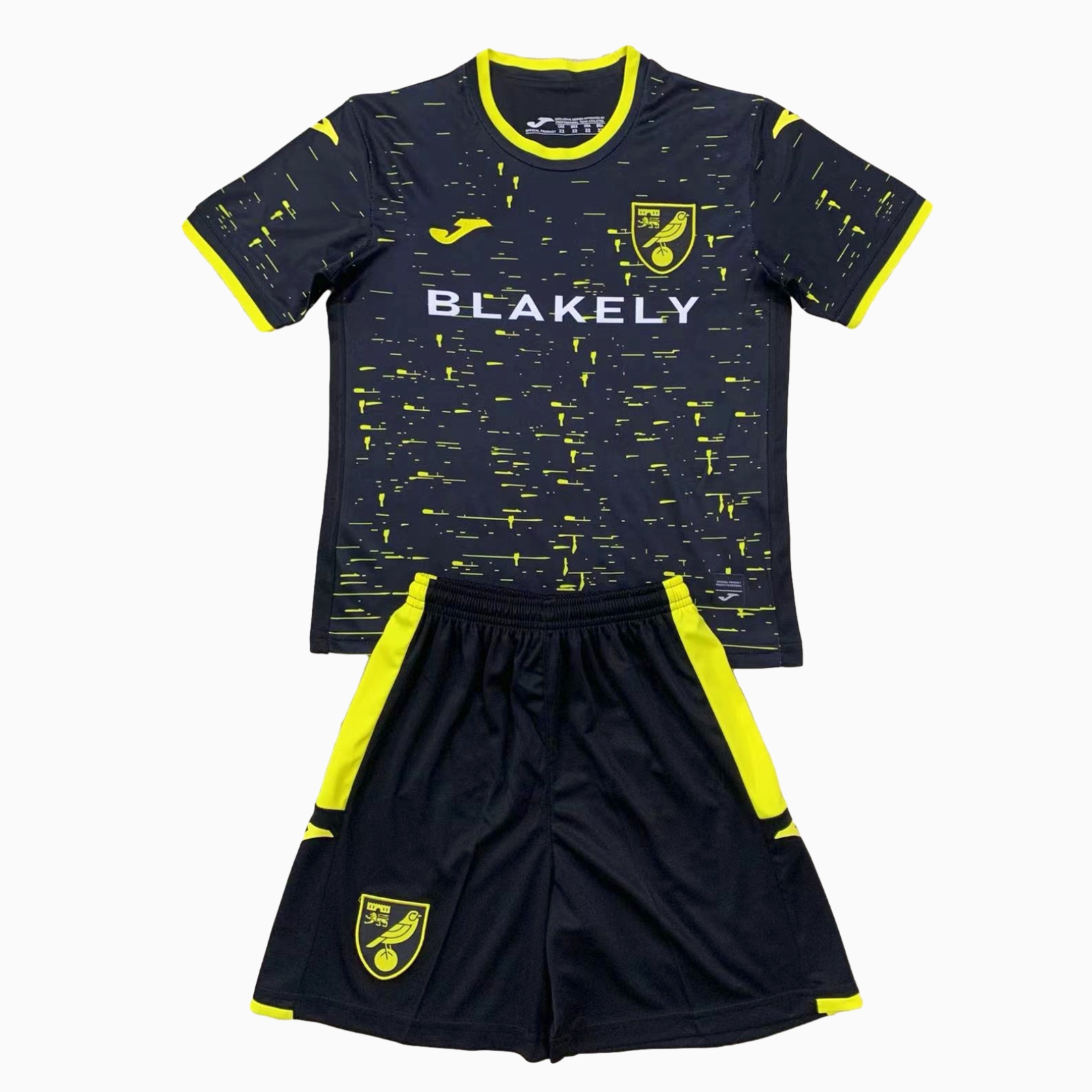 ManixJersey.com | Norwich City 24-25 Away Kids Kit -Customize Name, Number and Patch | Worldwide Shipping