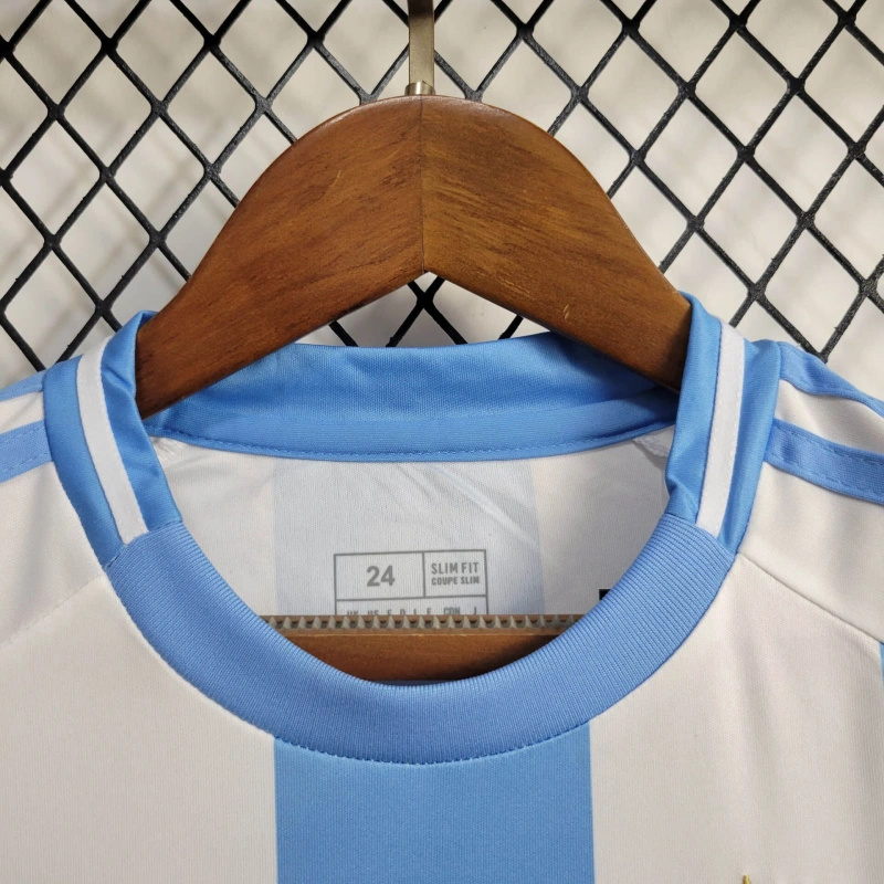 unitedfutballjersey-Argentina 2024 Home Stadium Kids Kit
