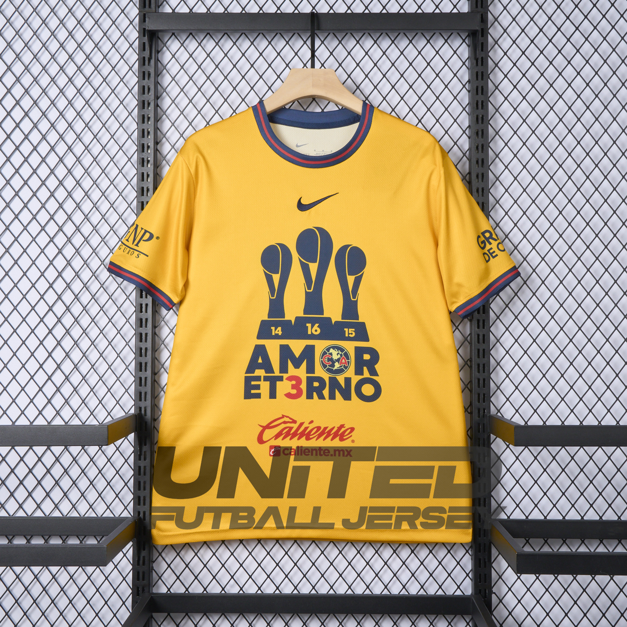 unitedfutballjersey-Club América 2024 Triple Championship Commemorative Edition Jersey
