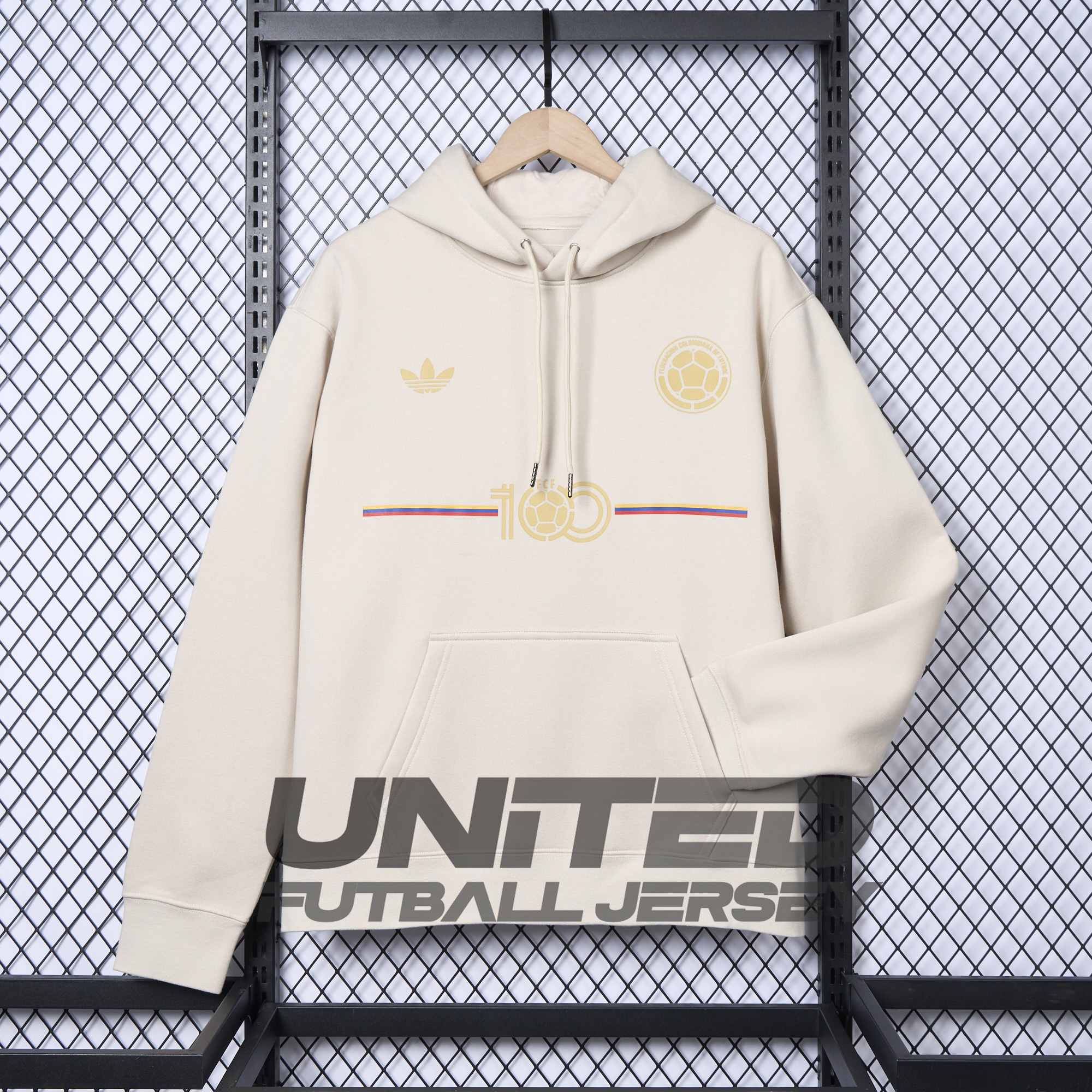 unitedfutballjersey-Colombia 2024 100th Anniversary hoodies