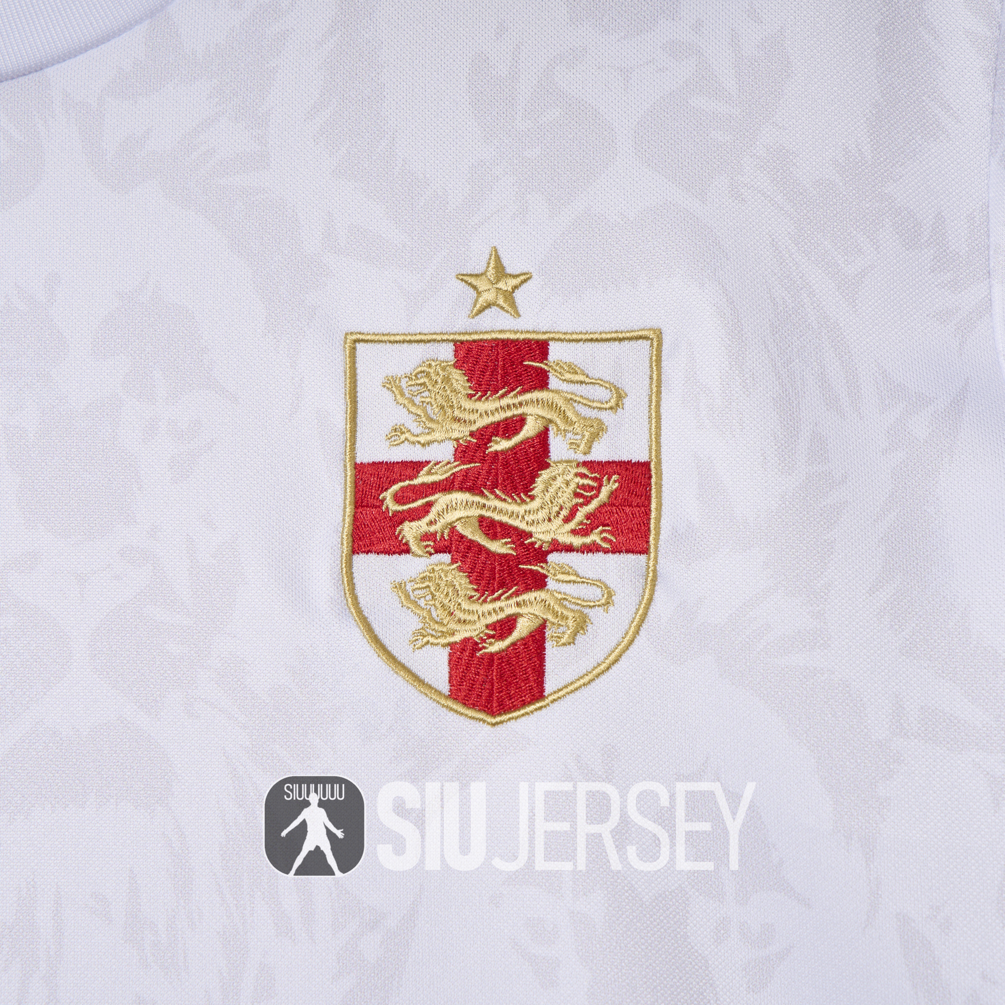 SIUjerseys-England 2024-25 COMMA White Special Edition Jersey - Fans Version