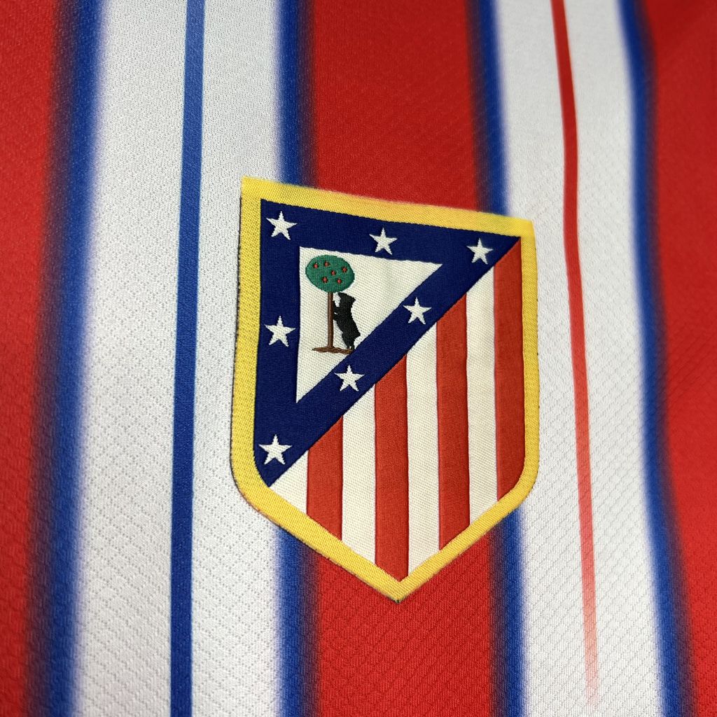 ManixJersey.com | Atletico Madrid 24-25 Home Stadium Jersey - Fans Version -Customize Name, Number and Patch | Worldwide Shipping
