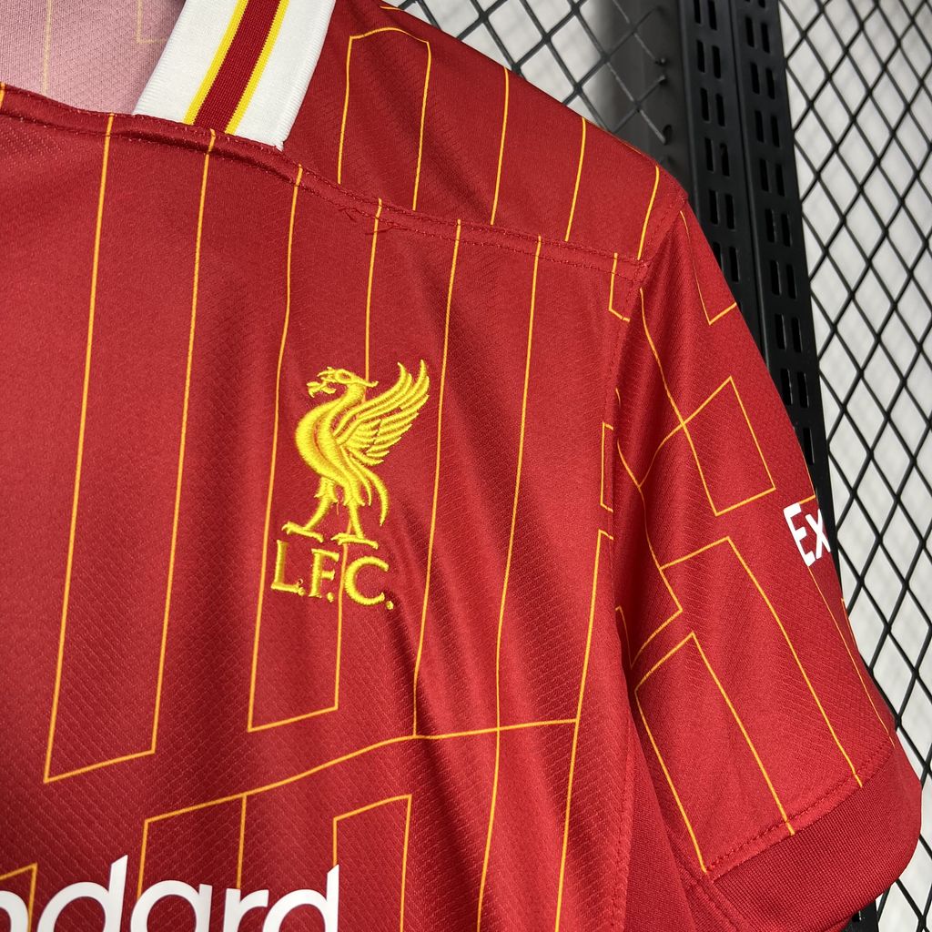 JerseysGala.com | Liver.pool 24-25 Home Stadium Jersey - Fans Version -Customize Name, Number and Patch | Worldwide Shipping