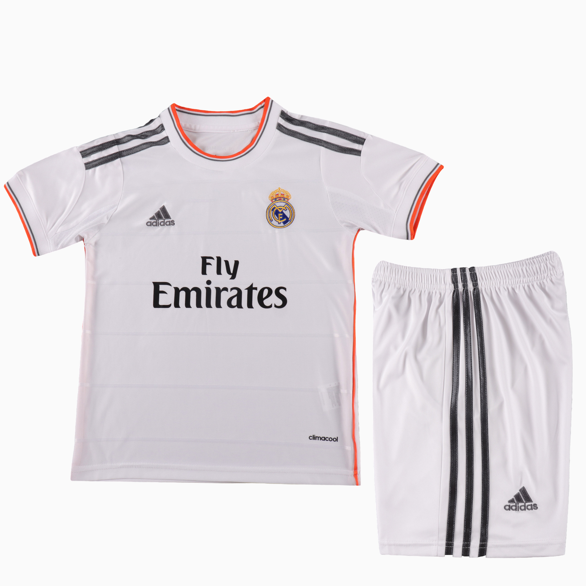 ManixJersey.com | Retro Real Madrid 2013-14 Home Kids Kit -Customize Name, Number and Patch | Worldwide Shipping
