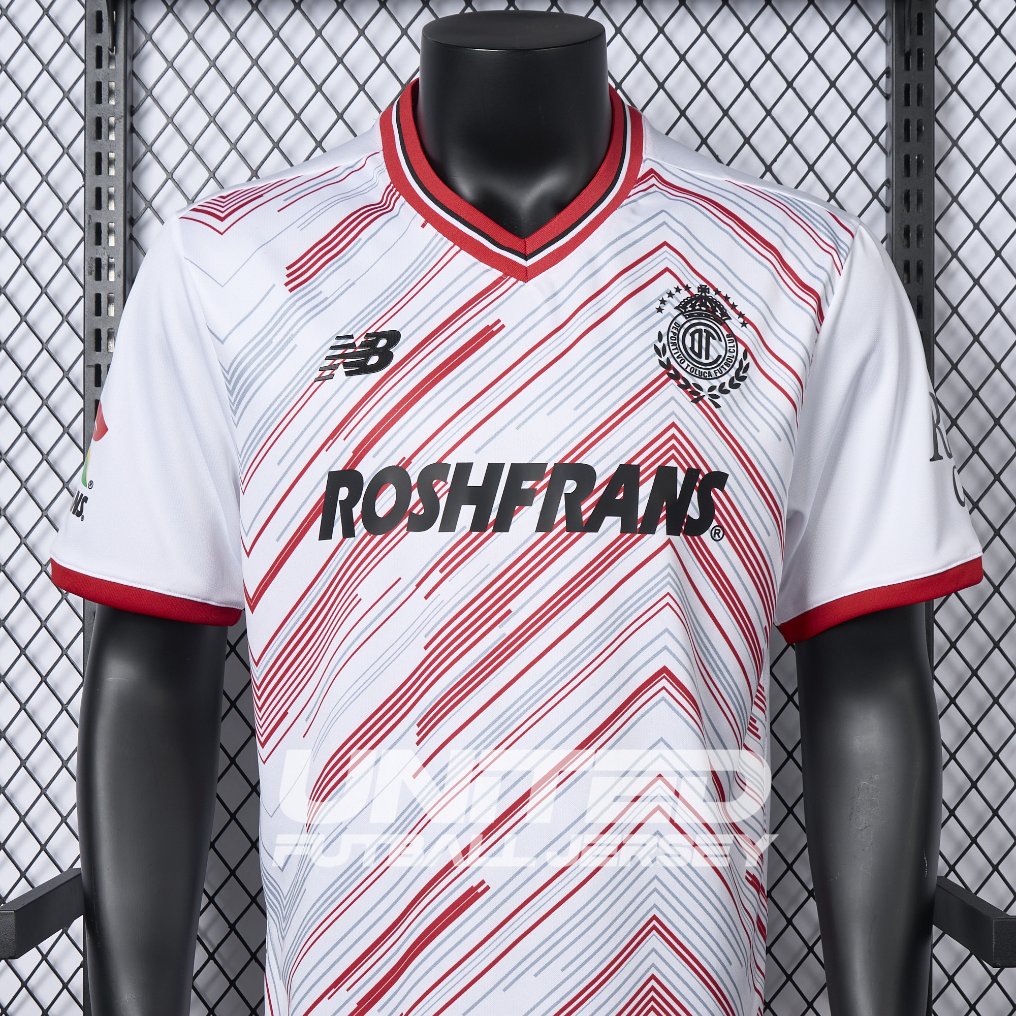 unitedfutballjersey-Toluca 24-25 Away Jersey - Player Version