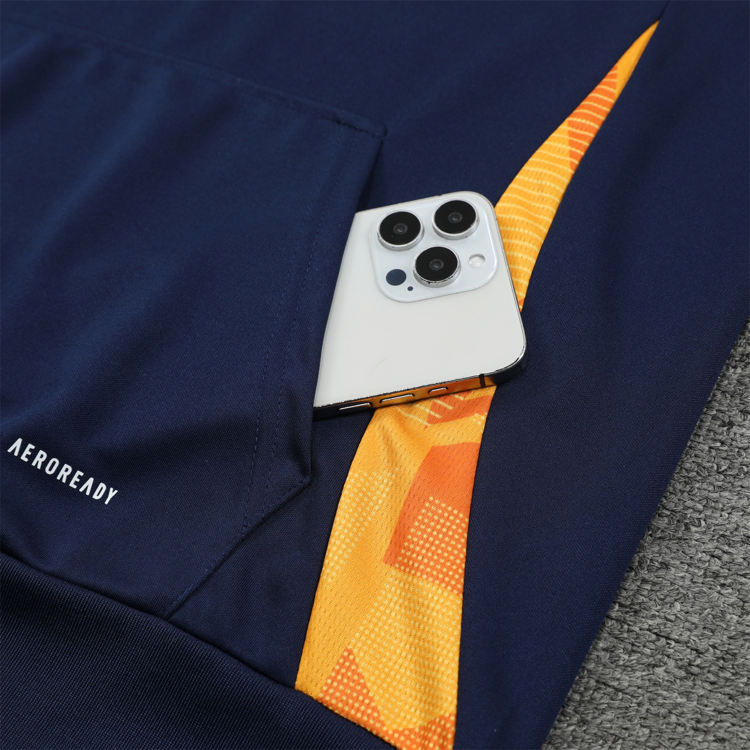 SIUjerseys-Real Madrid 24-25 Training Hoodie Set - Royal Blue Hoodie and Pants