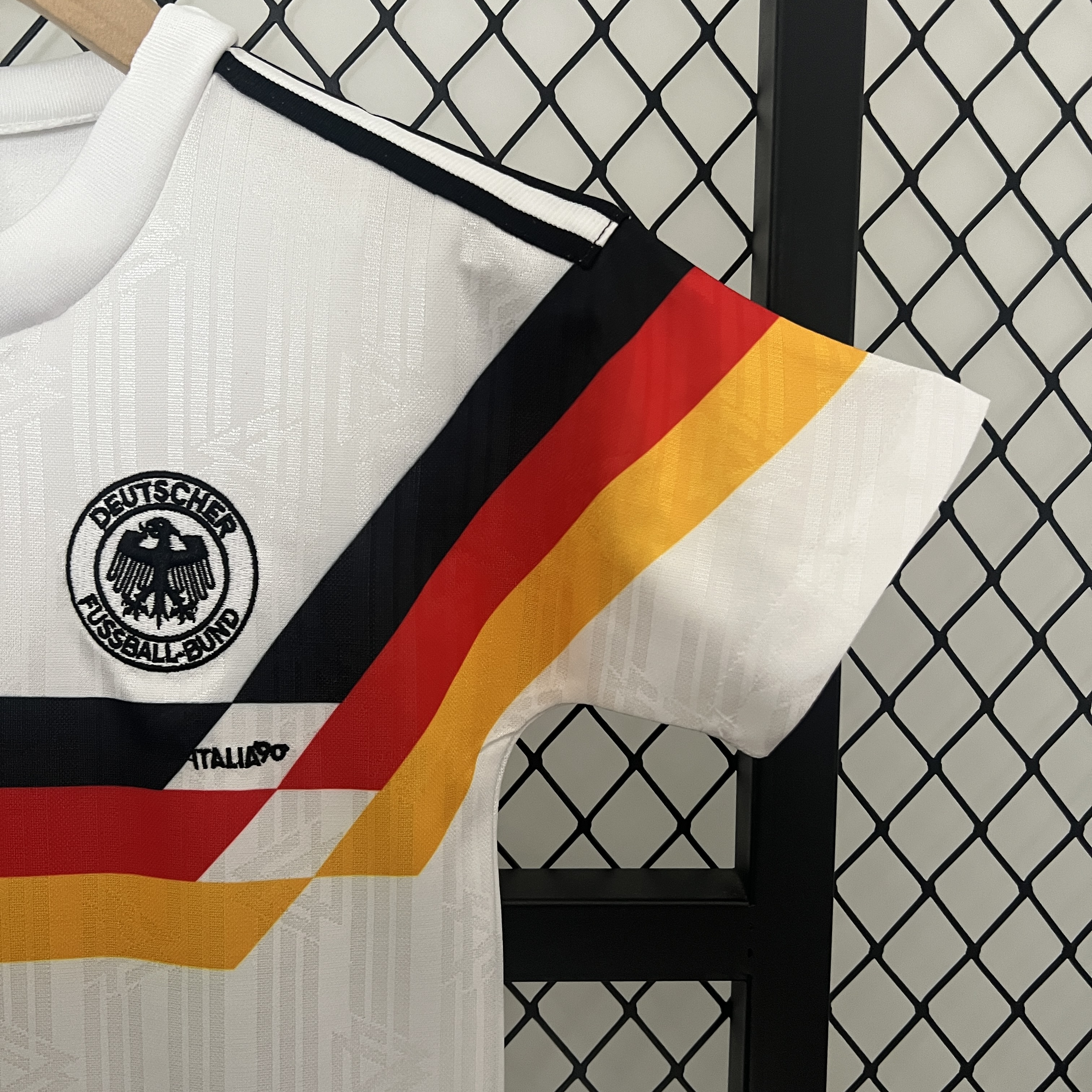 SIUjerseys-Retro Germany 1990 Home Stadium Kids Kit