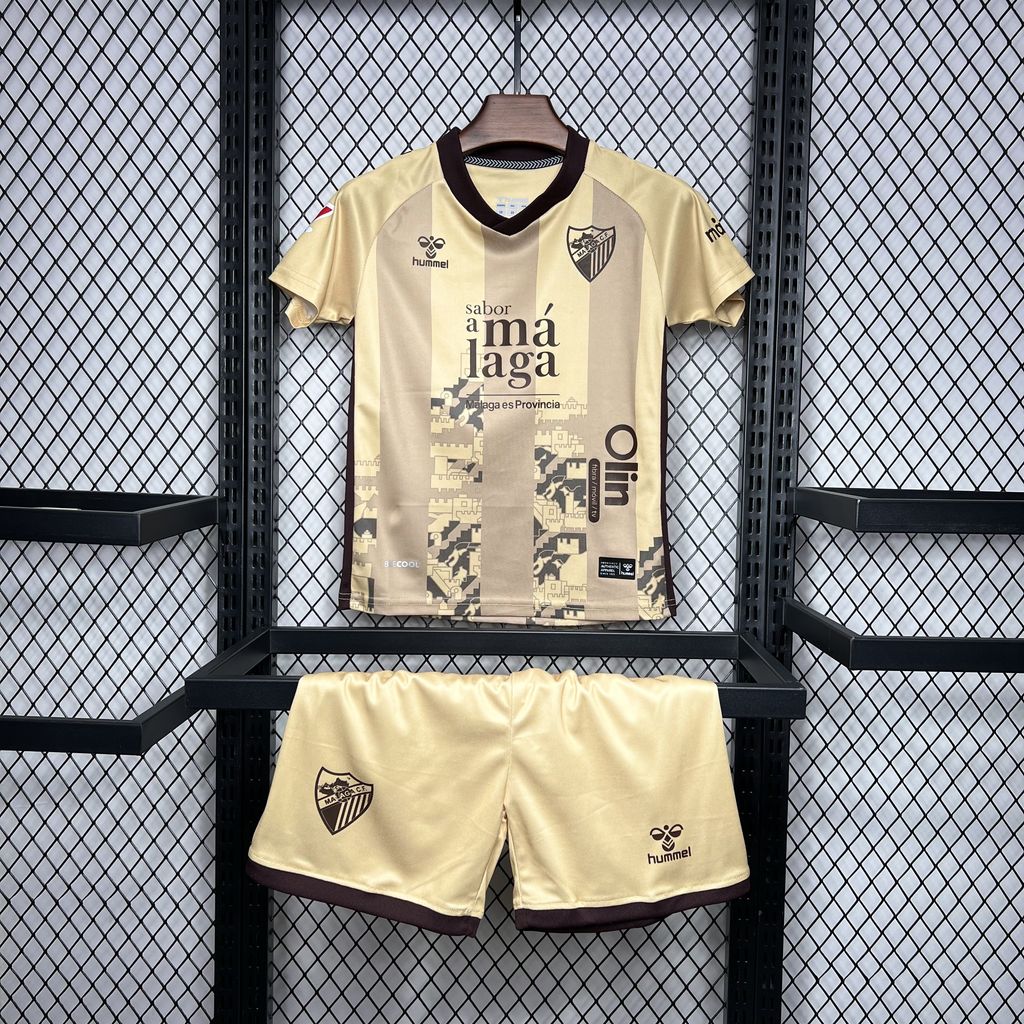 JerseysGala.com | Malaga 24-25 Third Kids Kit -Customize Name, Number and Patch | Worldwide Shipping