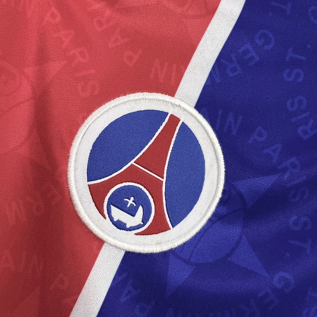 ManixJersey.com | Retro Paris Saint-Germain PSG 1995-96 Home Jersey -Customize Name, Number and Patch | Worldwide Shipping
