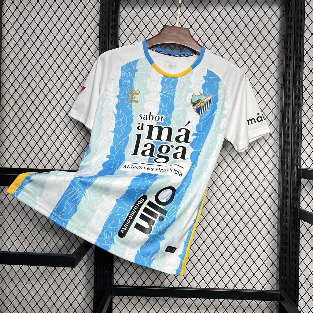 foot-Malaga 24-25 Home Stadium Jersey - Fans Version