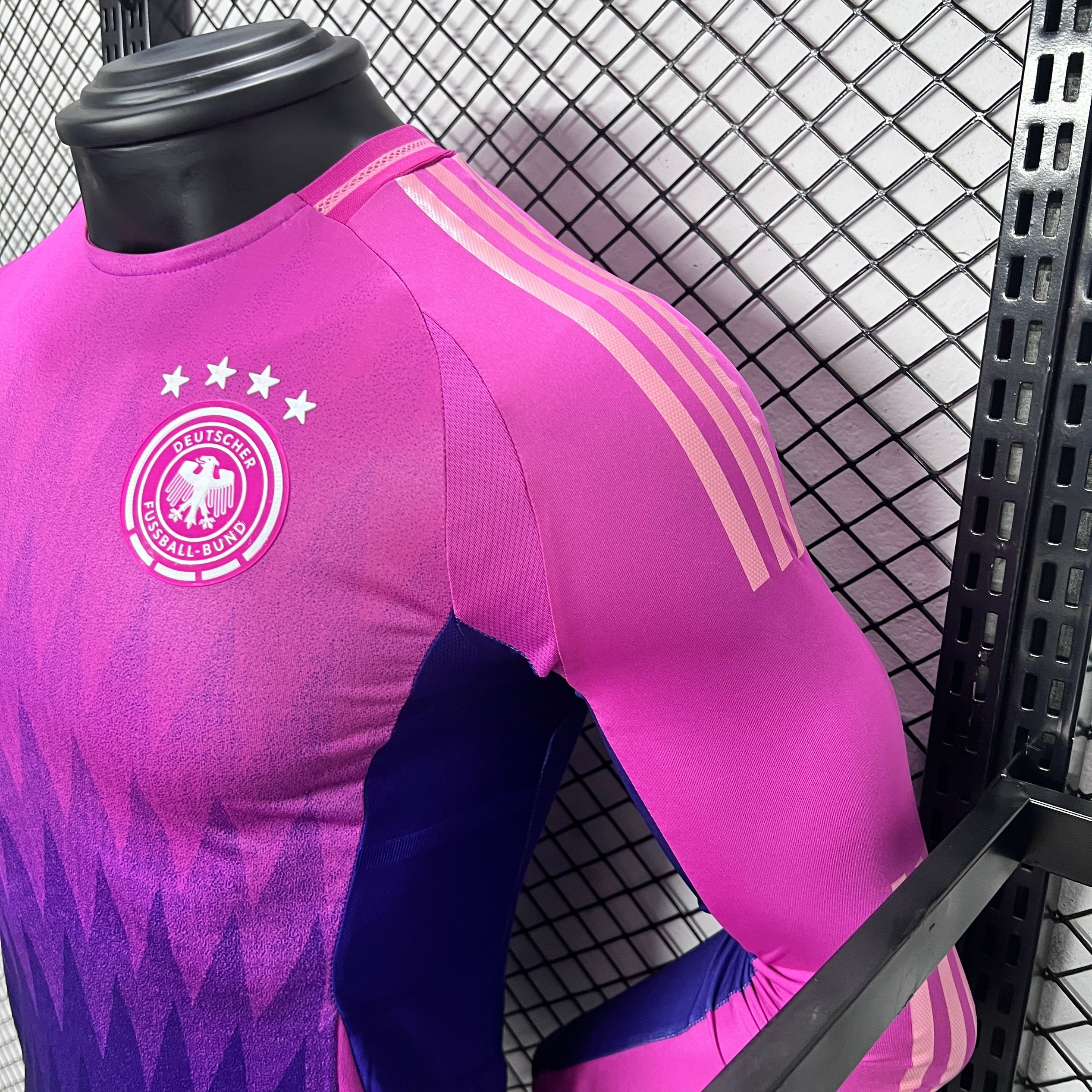 SIUjerseys-Germany 2024 Away Stadium Long Sleeve Jersey - Player Version