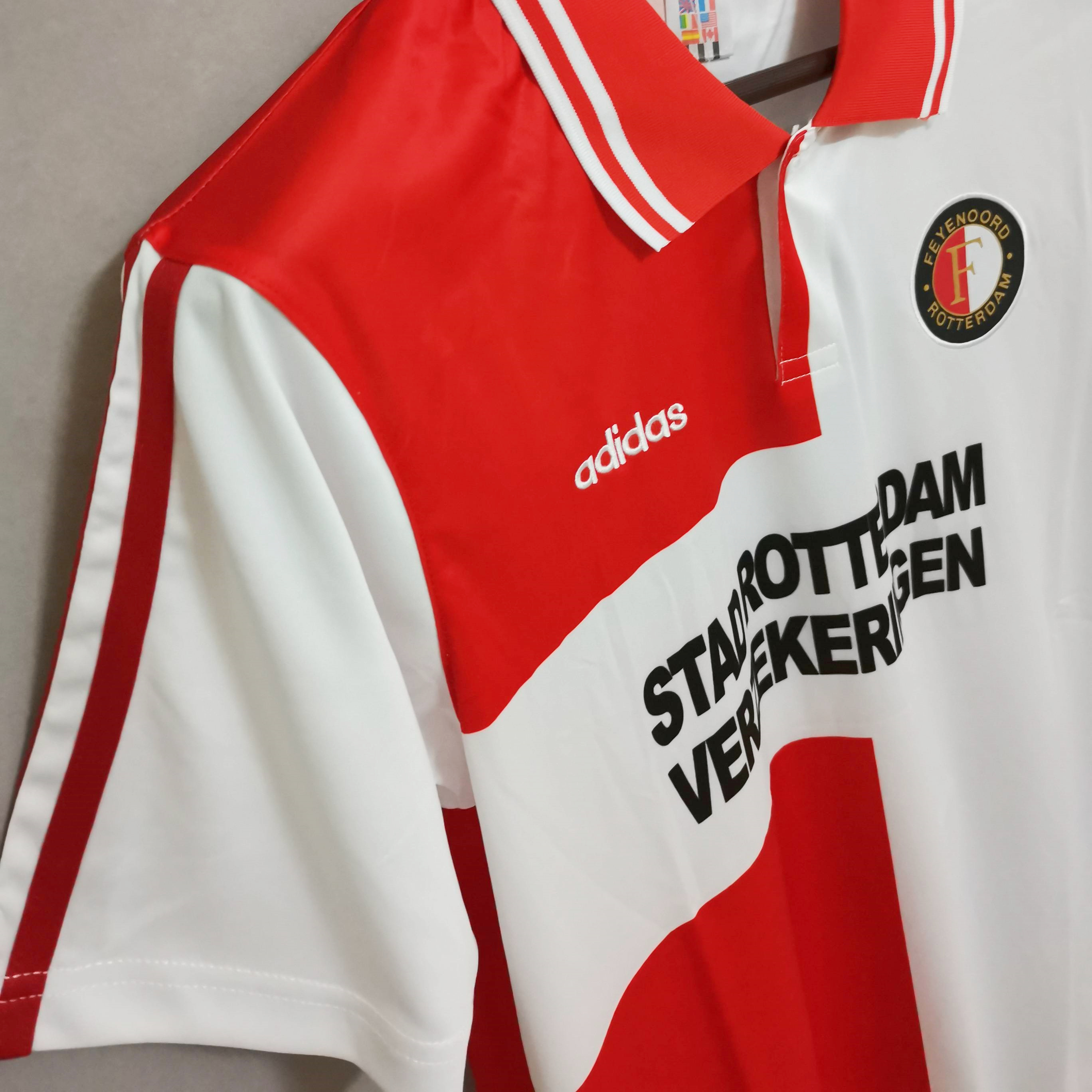 JerseysGala.com | Retro Feyenoord 1994-96 Home Jersey -Customize Name, Number and Patch | Worldwide Shipping