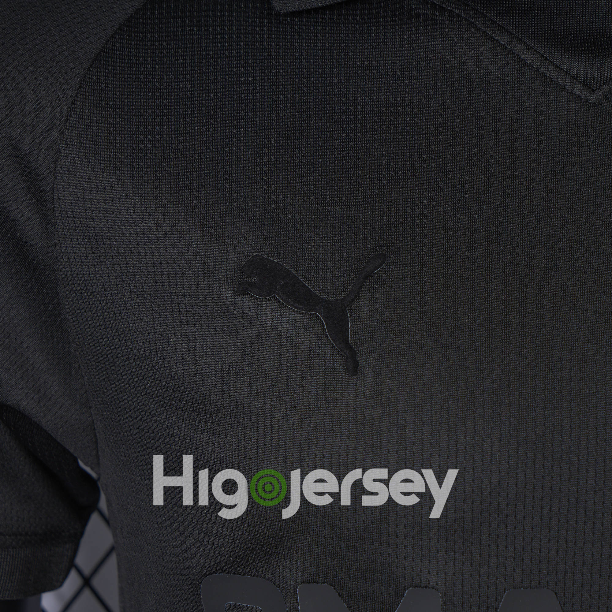 Higojerseys-Marseille 24-25 125th Anniversary Black Jersey - Player Version