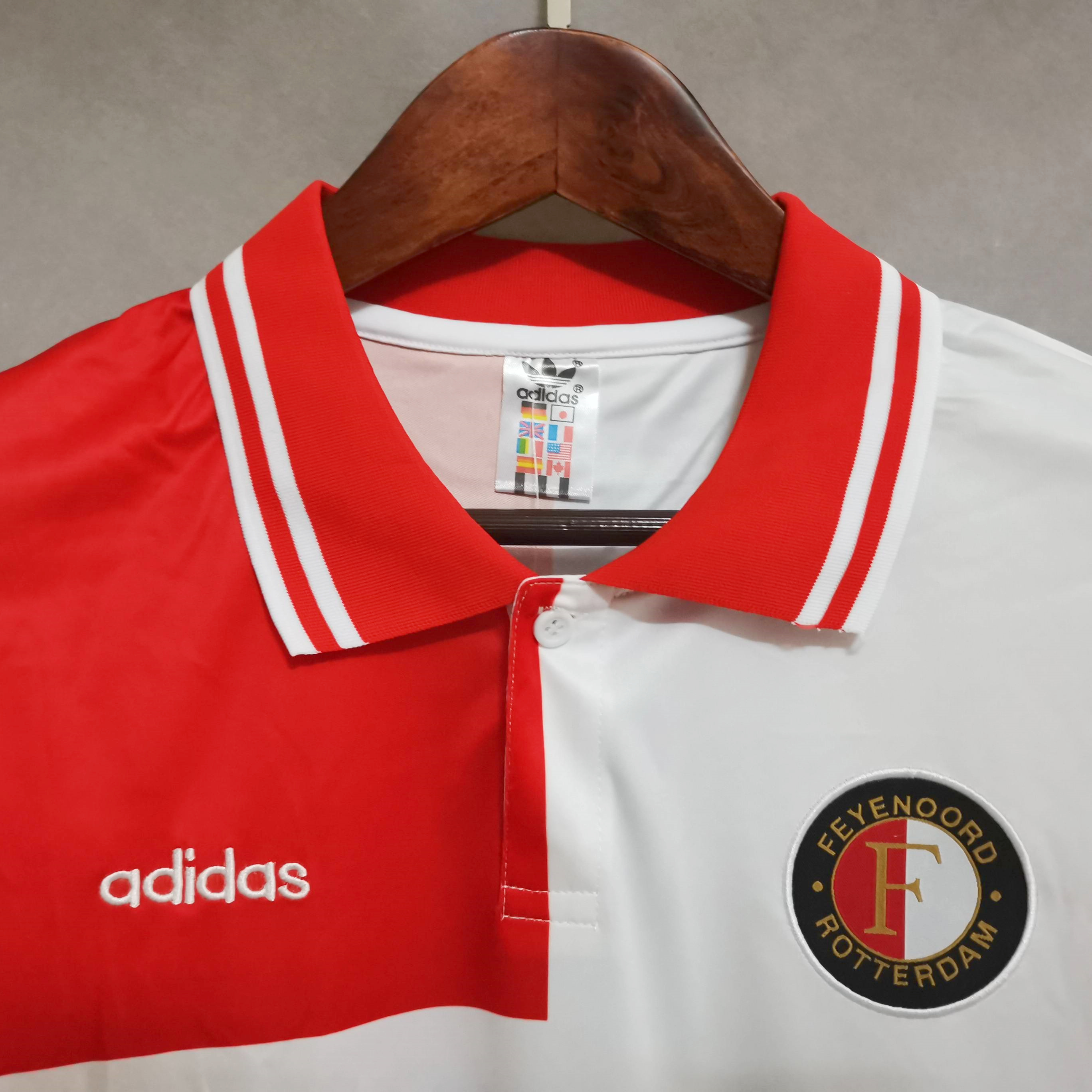 JerseysGala.com | Retro Feyenoord 1994-96 Home Jersey -Customize Name, Number and Patch | Worldwide Shipping