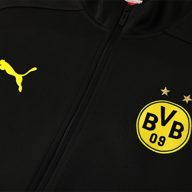 ManixJersey.com | Dortmund 24-25 Jacket Training Tracksuit - Black and Yellow -Customize Name, Number and Patch | Worldwide Shipping