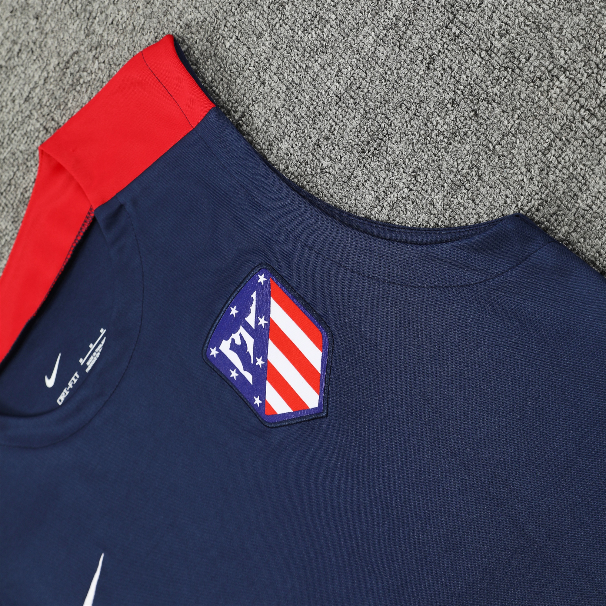 ManixJersey.com | Atletico Madrid 24-25 Vest Training Set - Deep Blue -Customize Name, Number and Patch | Worldwide Shipping