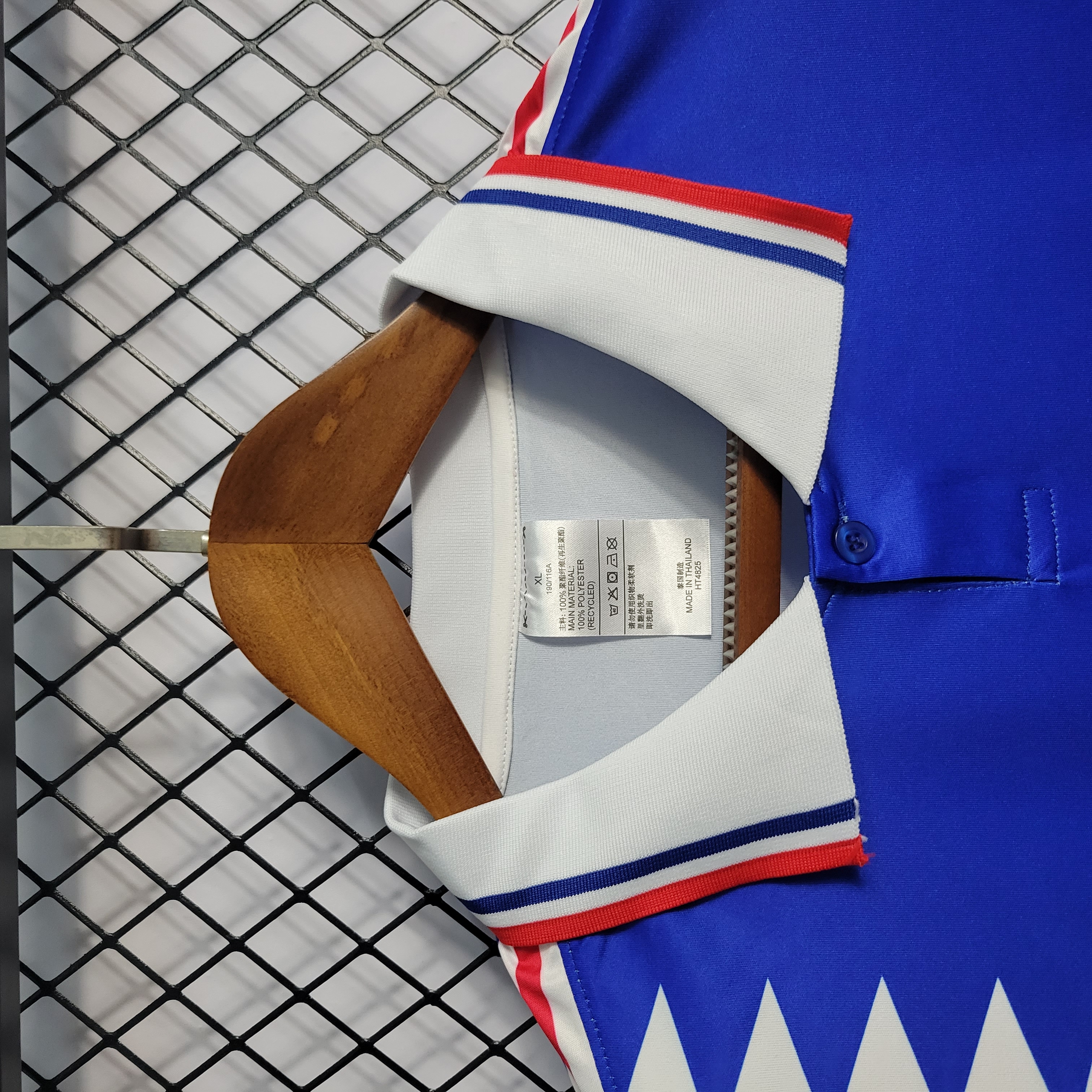 SIUjerseys-Retro France 1994 Home Stadium Jersey