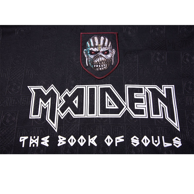 ManixJersey.com | Retro Iron Maiden 2016 Black Jersey -Customize Name, Number and Patch | Worldwide Shipping
