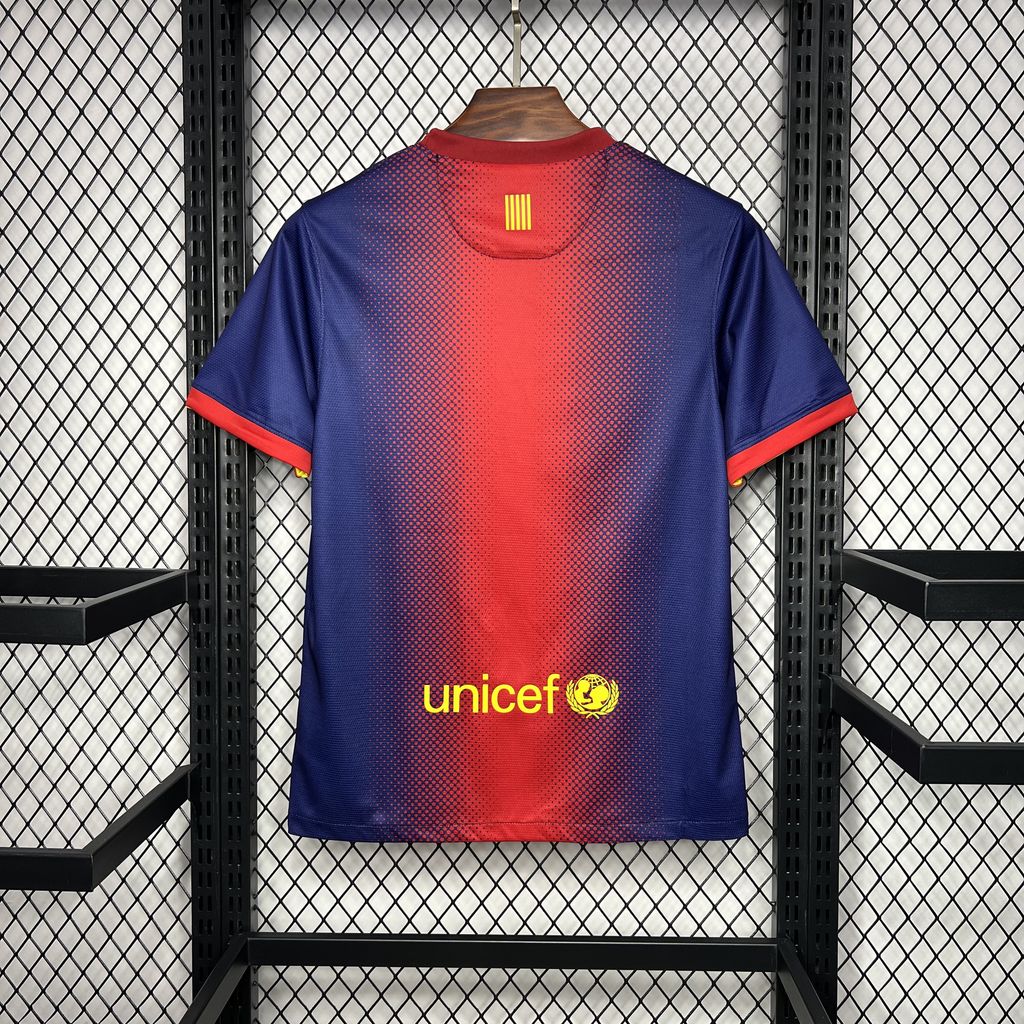 ManixJersey.com | Retro Barcelona 12-13 Home Stadium Jersey -Customize Name, Number and Patch | Worldwide Shipping
