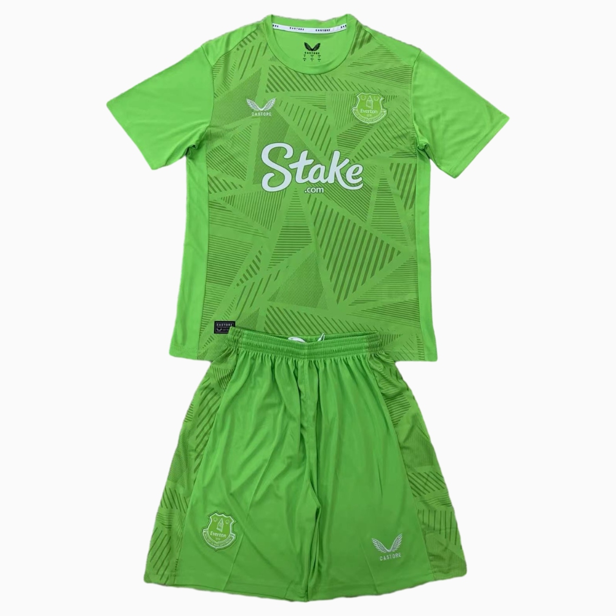 ManixJersey.com | Everton 24-25 Light Green Goalkeeper Men's Adult Jersey Set - Fans Version -Customize Name, Number and Patch | Worldwide Shipping