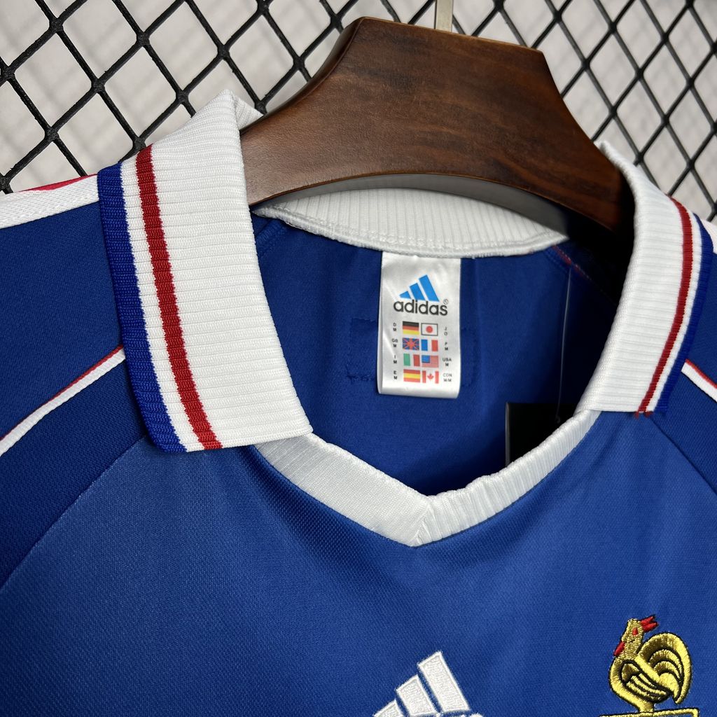 Funinjersey-Retro France 1998 Home Stadium Jersey