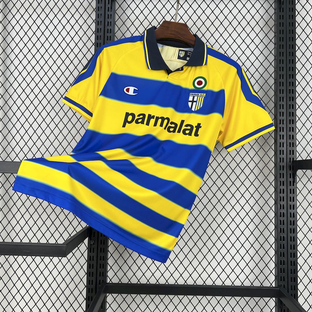JerseysGala.com | Retro Parma 1999-00 Home Jersey - Fans Version -Customize Name, Number and Patch | Worldwide Shipping