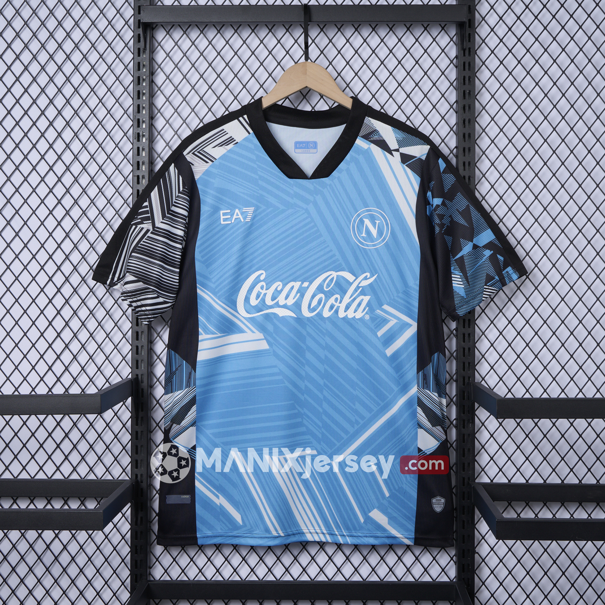 ManixJersey.com | Napoli 24-25 Pre-Match Training Jersey - Fans Version -Customize Name, Number and Patch | Worldwide Shipping