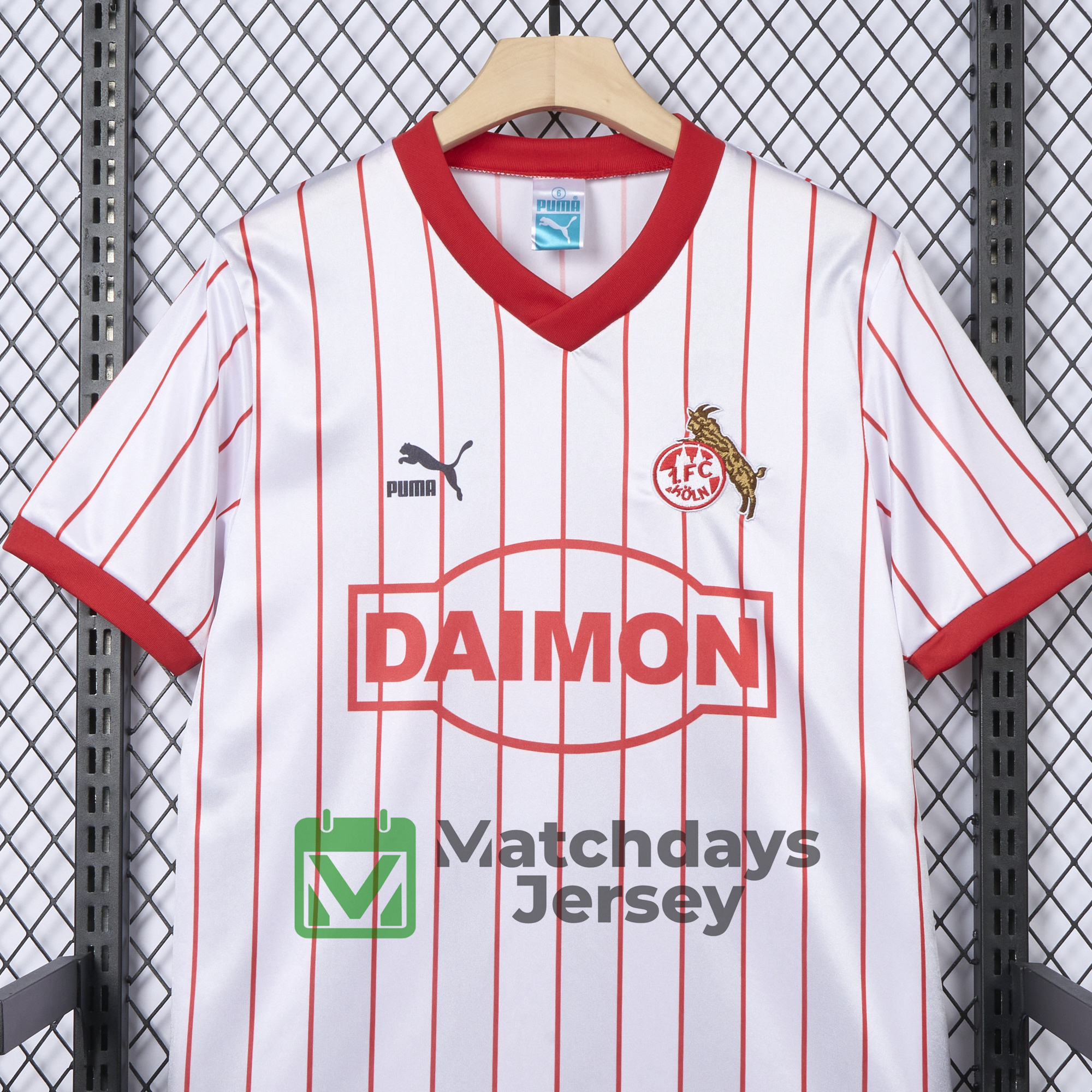 Funinjersey-Retro 1. FC Köln 1985-86 Home Jersey