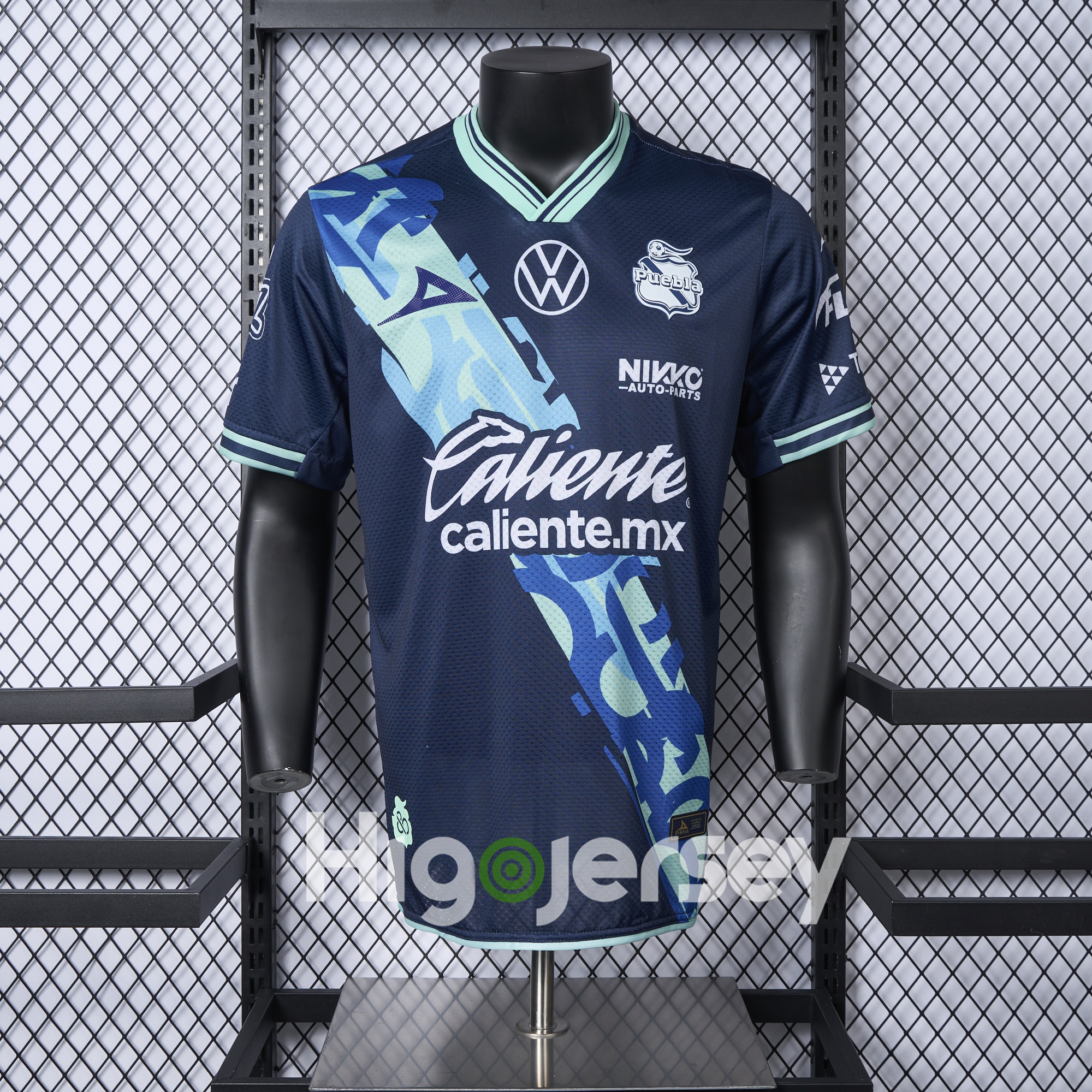Higojerseys-Club Puebla 24-25 Away Jersey - Player Version