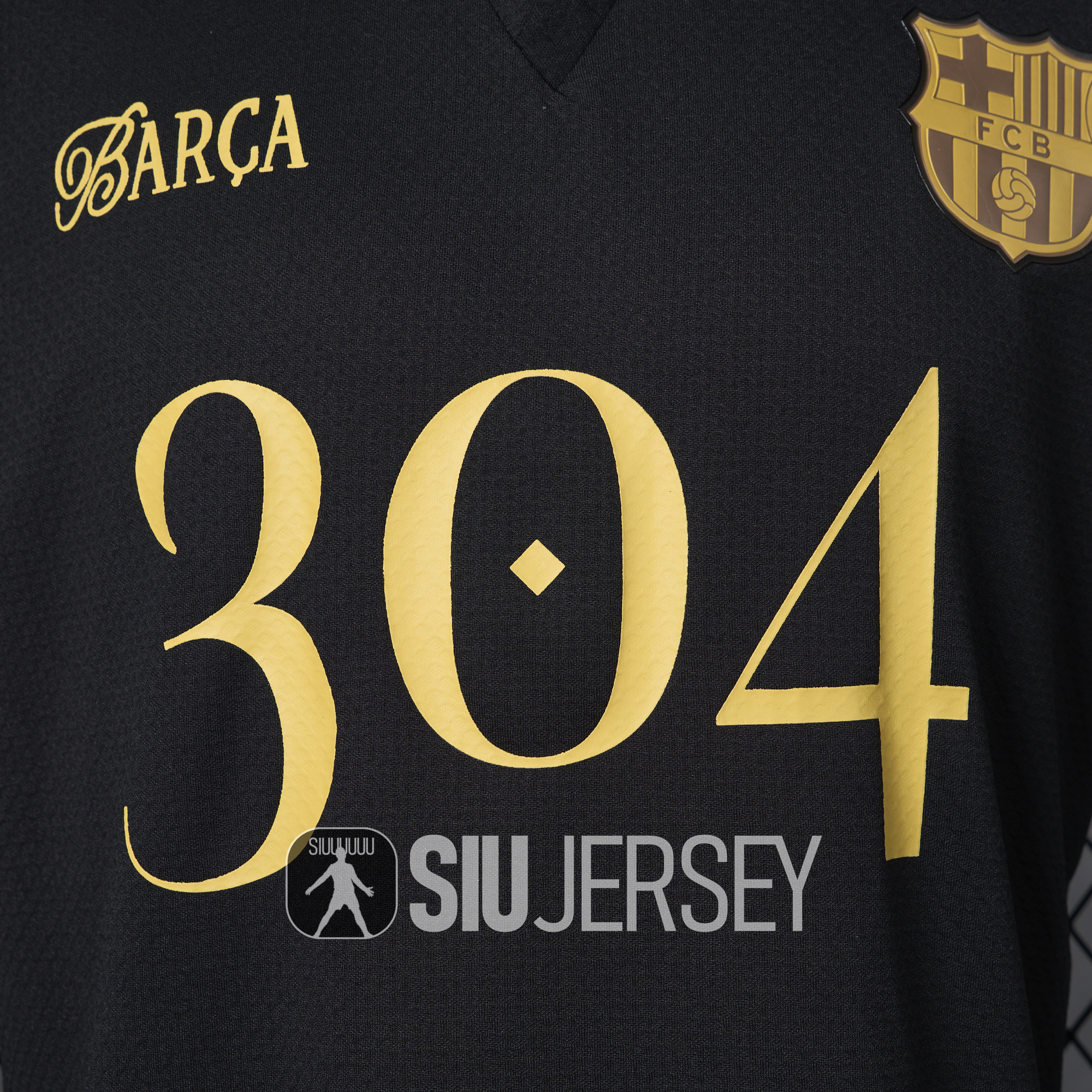 UltraTrikot-Barcelona 24-25 Yamal Anniversary Black Jersey - Player Version