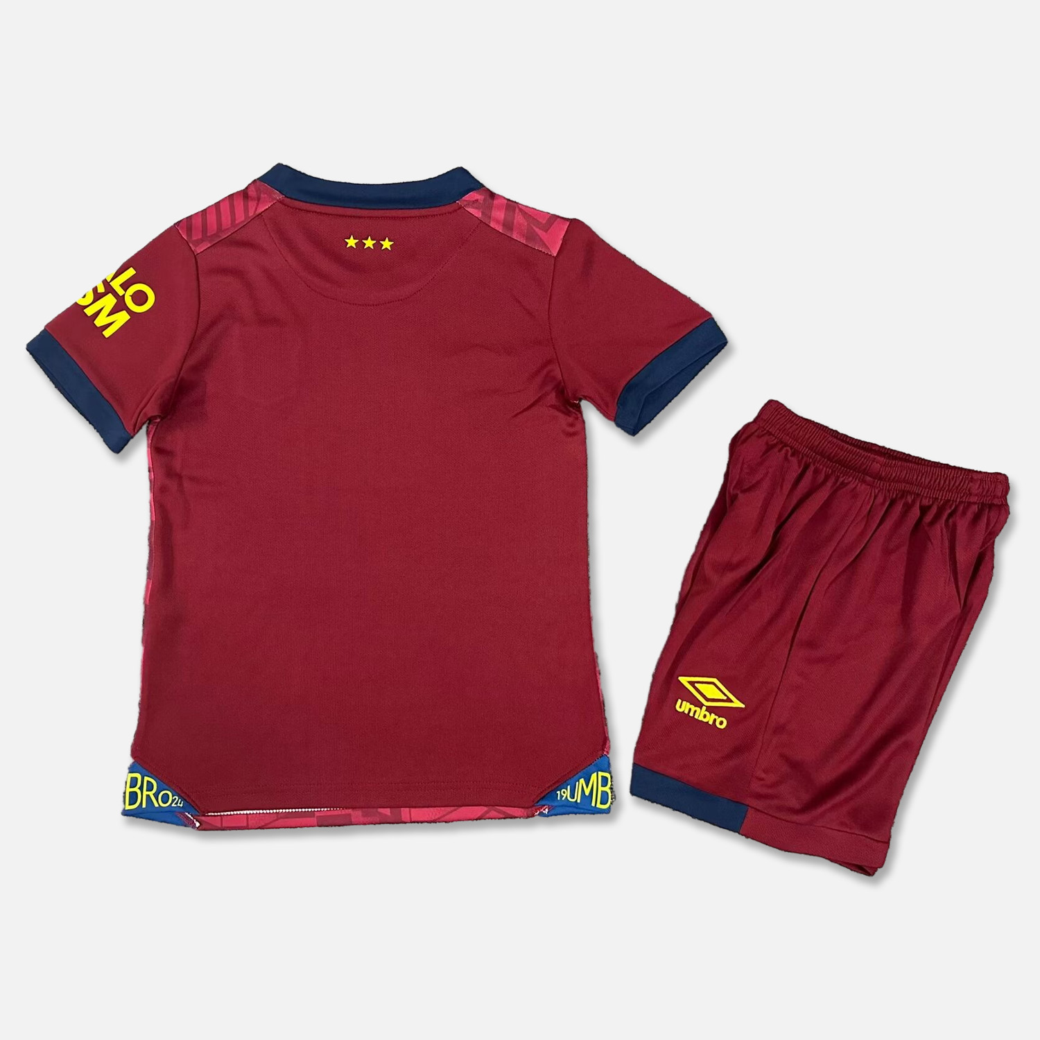 Higojerseys-Ipswich Town 24-25 Away Kids Kit