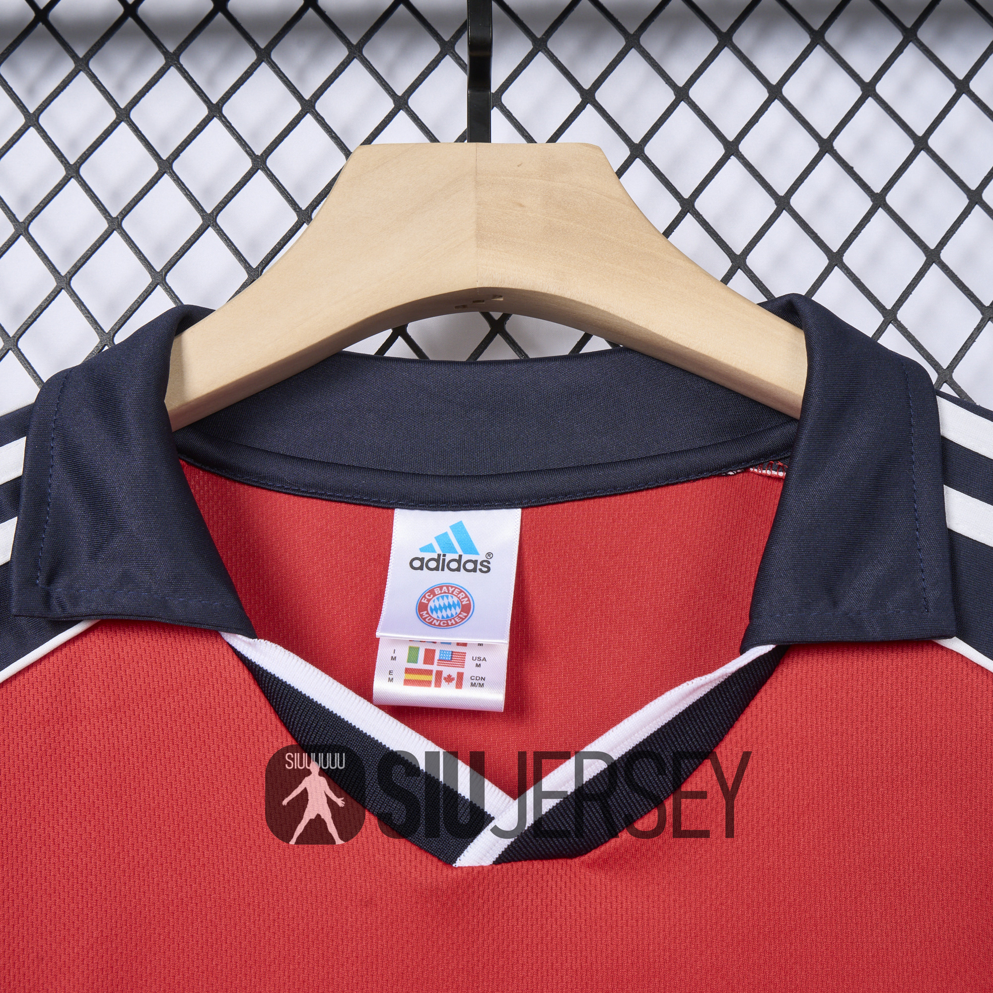 SIUjerseys-Retro Bayern Munich 2000-01 Home Long Sleeve Jersey