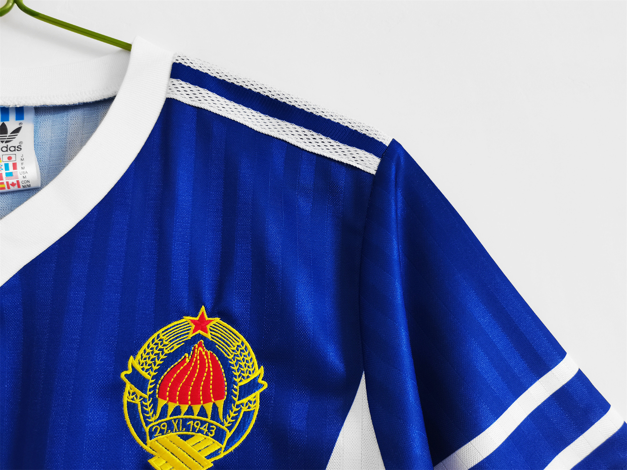 ManixJersey.com | Retro Jugoslawien 1990 Home Stadium Jersey -Customize Name, Number and Patch | Worldwide Shipping