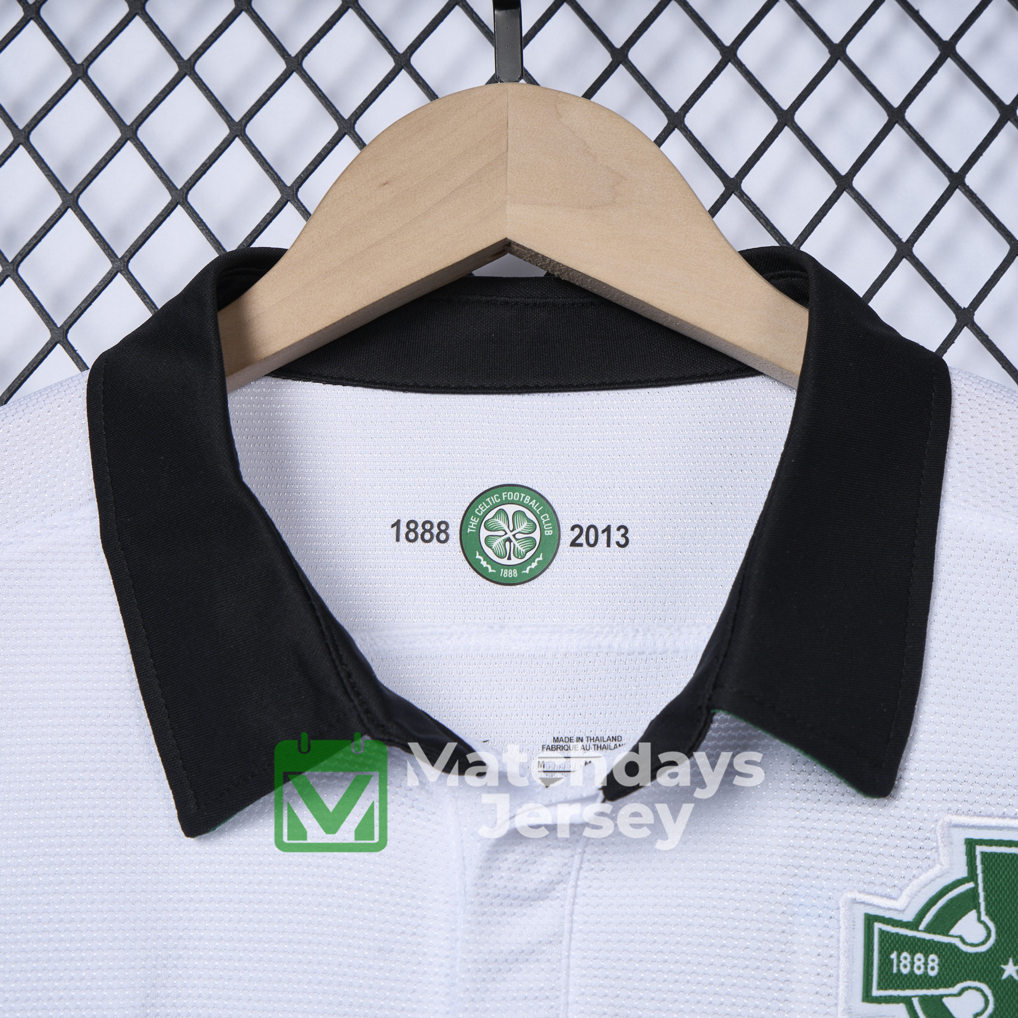 GlobeJersey-Retro Celtic 2012-13 Third 125th Anniversary White POLO Shirt