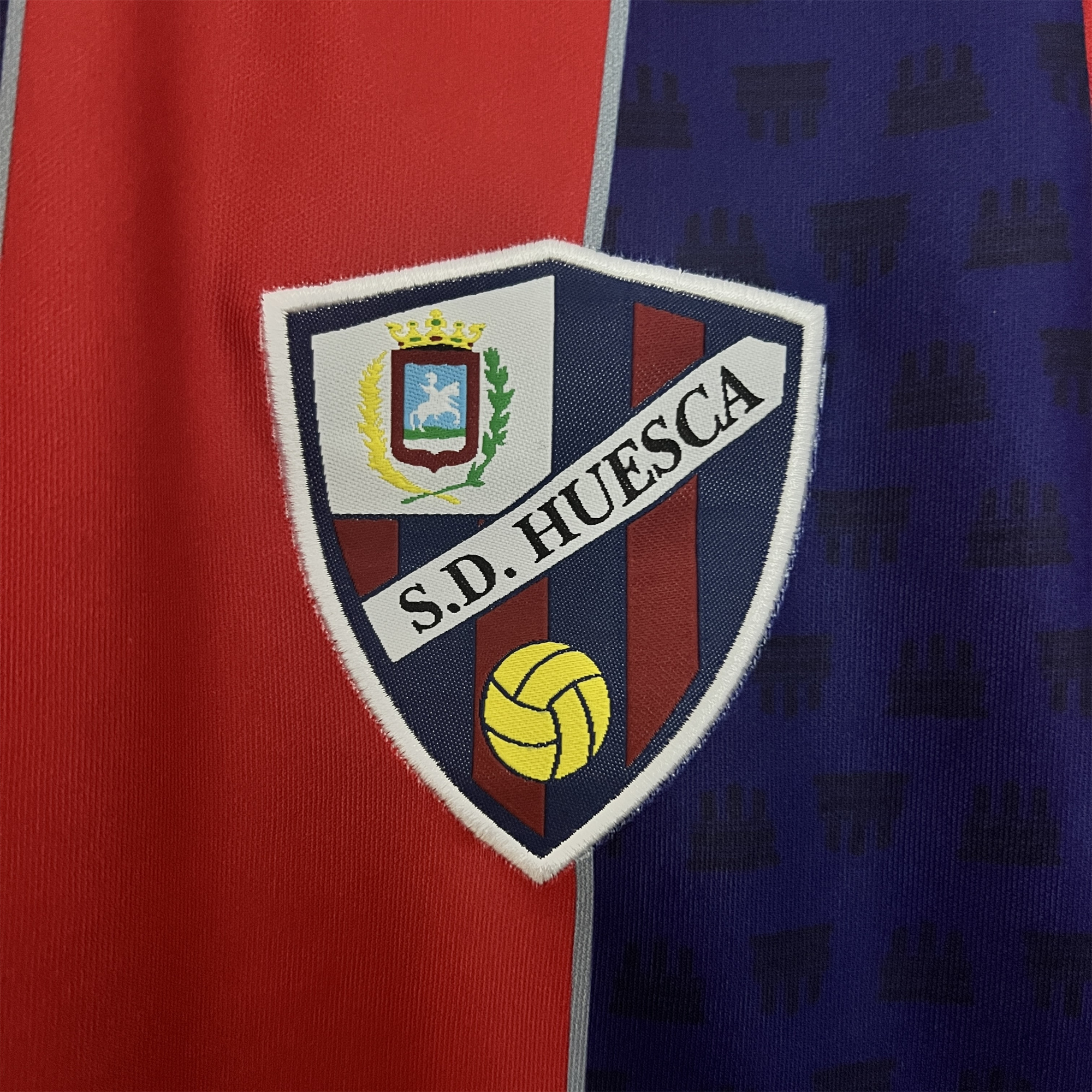 ManixJersey.com | Huesca 24-25 Home Jersey - Fans Version -Customize Name, Number and Patch | Worldwide Shipping