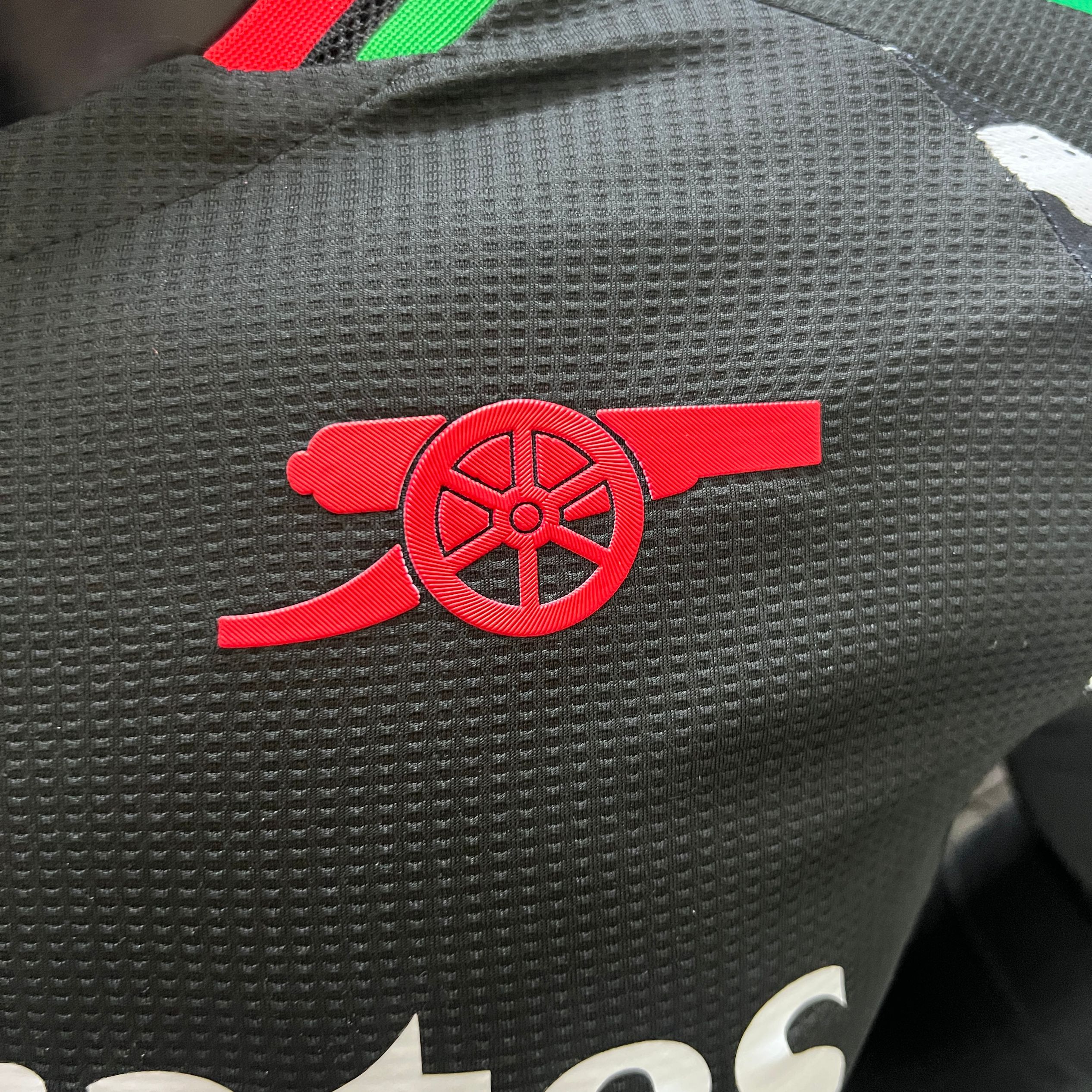 ManixJersey.com | Arsenal 24-25 Away Long Sleeve Jersey - Player Version -Customize Name, Number and Patch | Worldwide Shipping