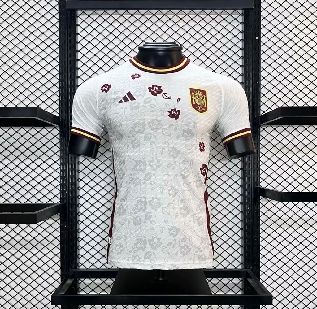 ManixJersey.com | Spain 2024 White Special Edition Jersey - Player Version -Customize Name, Number and Patch | Worldwide Shipping