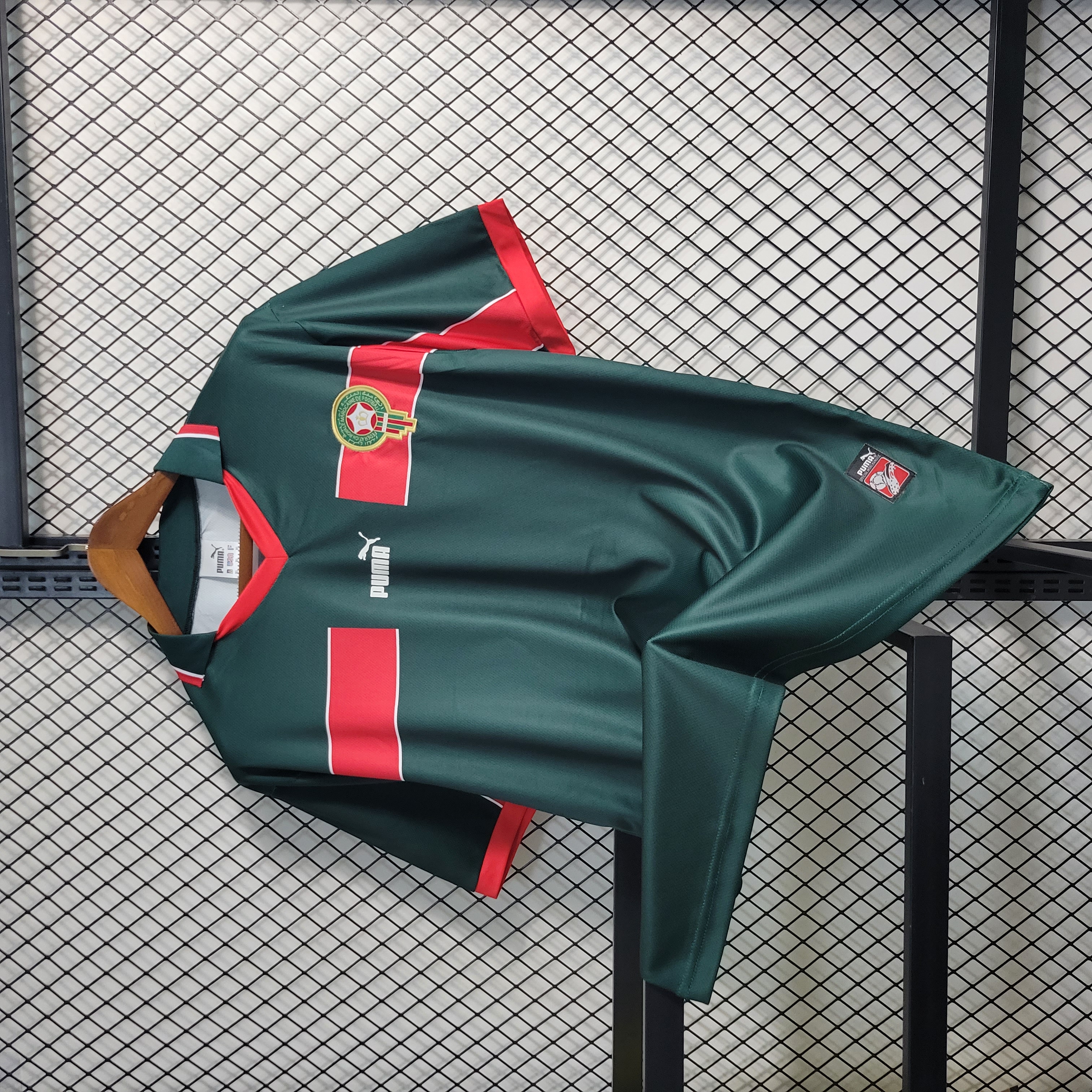 SIUjerseys-Retro Morocco 1998 Home Stadium Jersey