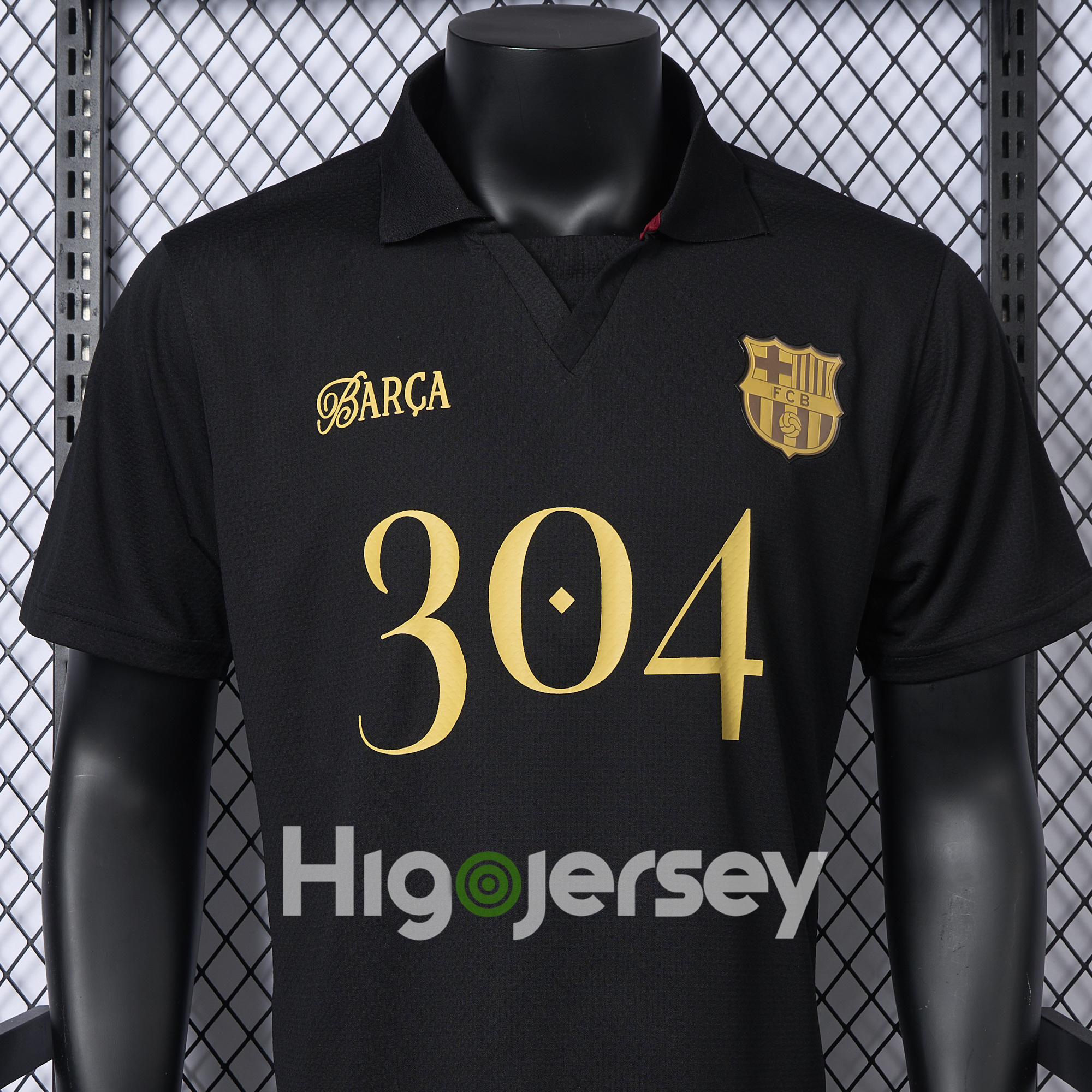 Higojerseys-Barcelona 24-25 Yamal Anniversary Black Jersey - Player Version
