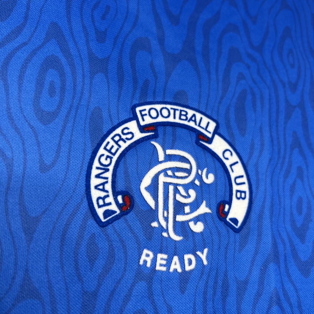 unitedfutballjersey-Retro Glasgow Rangers 1990-92 Home Stadium Jersey
