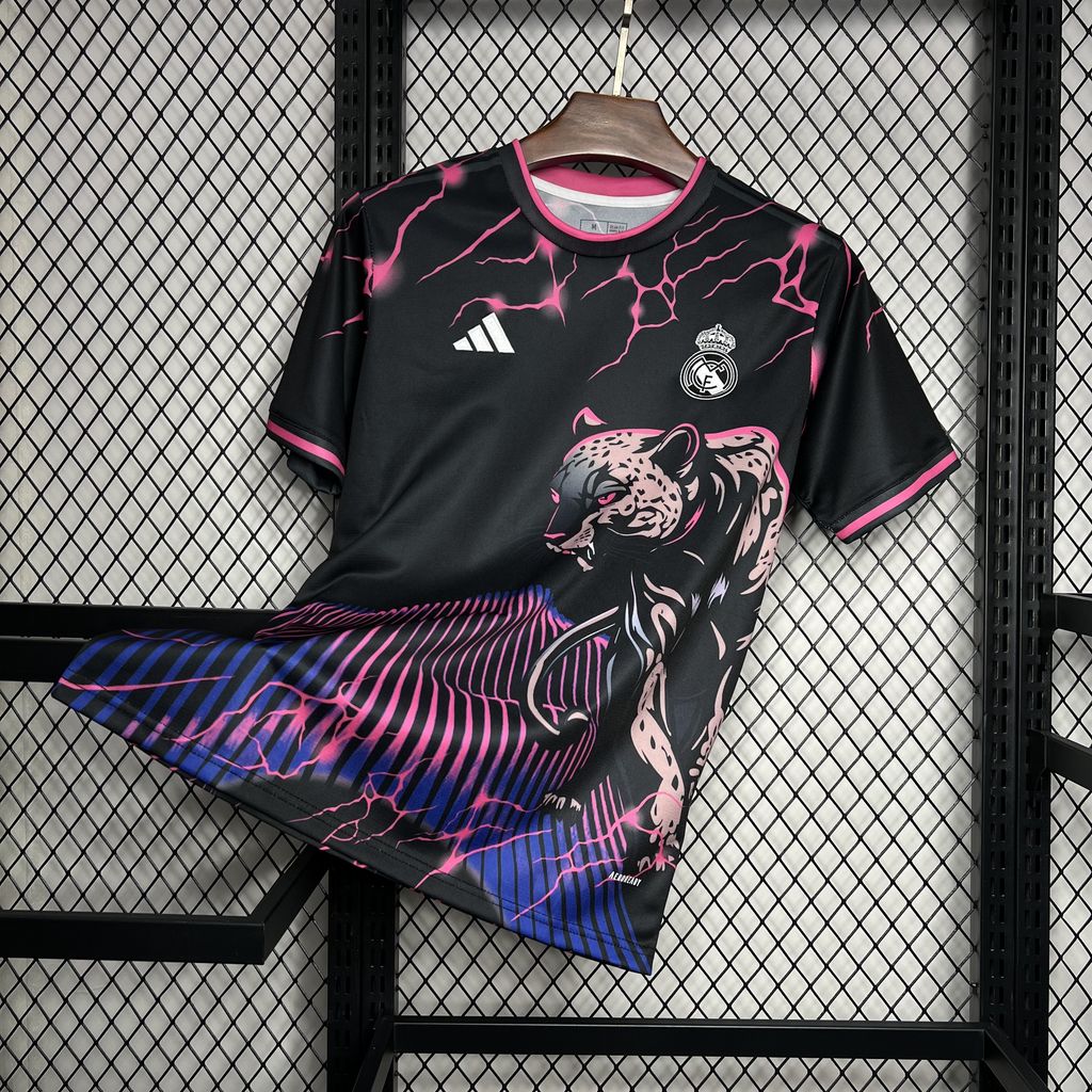 JerseysGala.com | Real Madrid 24-25 Purple Leopard Jersey - Fans Version -Customize Name, Number and Patch | Worldwide Shipping