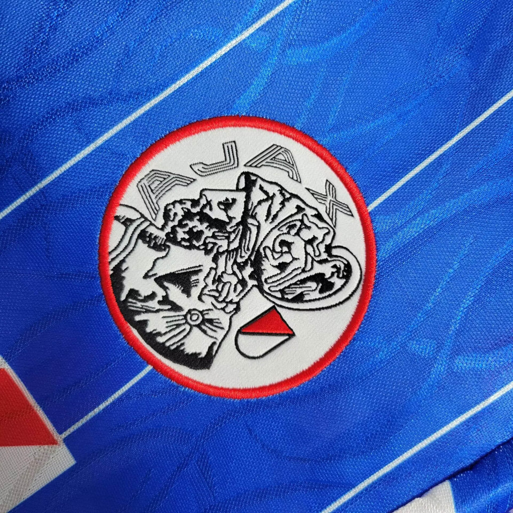 ManixJersey.com | Retro Ajax 1990 Away Stadium Jersey -Customize Name, Number and Patch | Worldwide Shipping