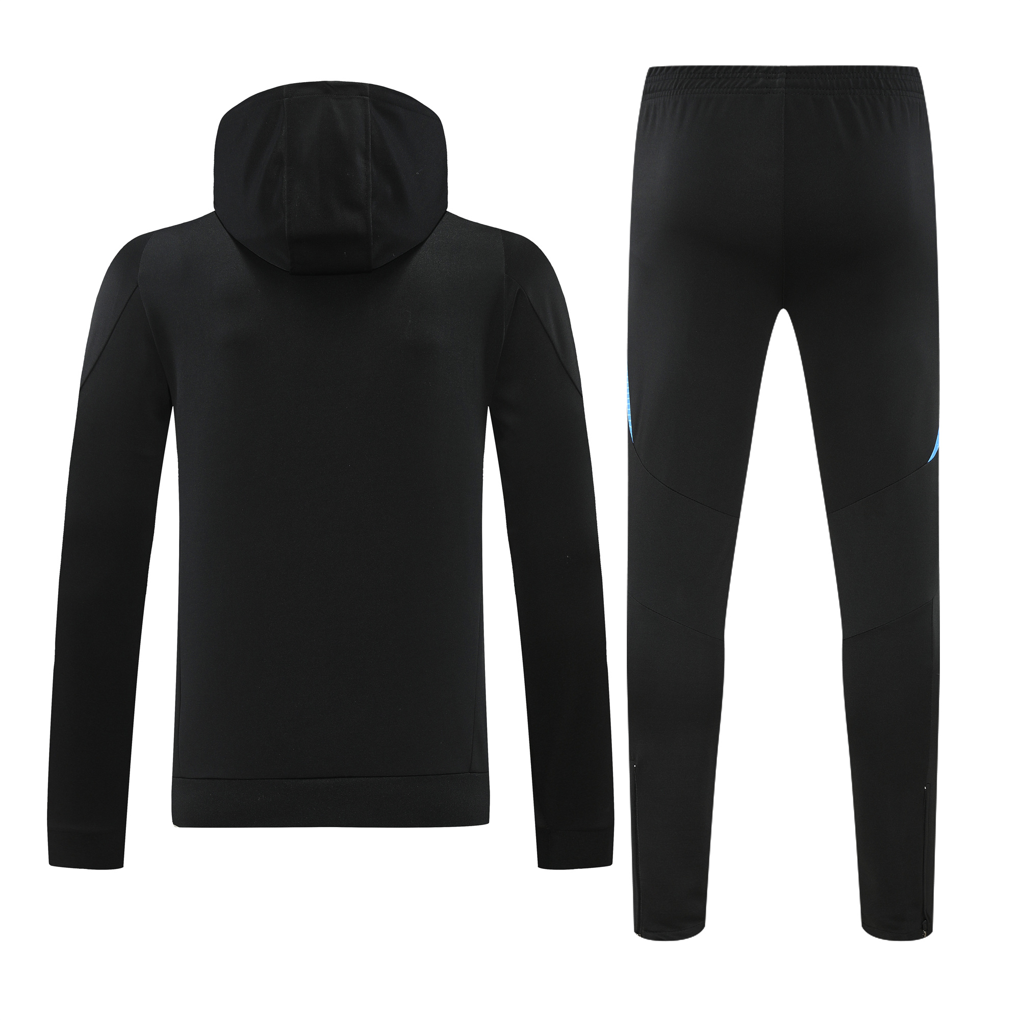 JerseysGala.com | Argentina 24-25 Long Sleeve Training Set - Black Blue -Customize Name, Number and Patch | Worldwide Shipping