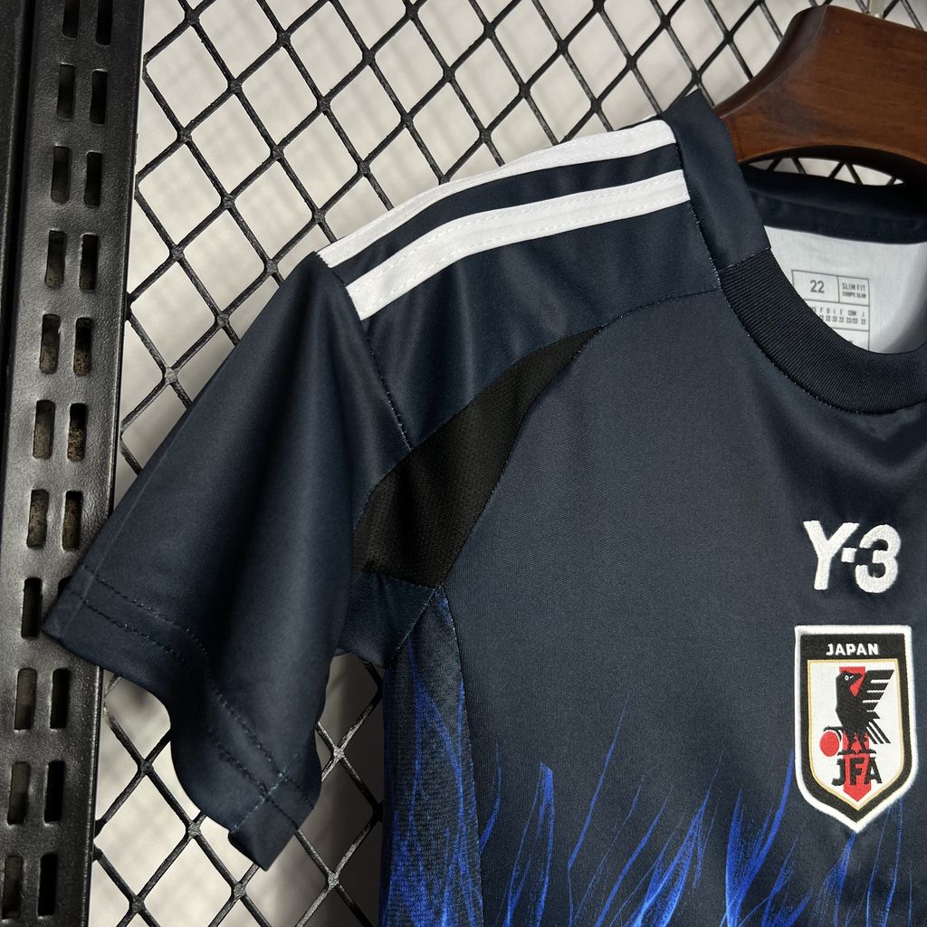 ManixJersey.com | Japan 2024 Y3 Home Stadium Kids Kit -Customize Name, Number and Patch | Worldwide Shipping