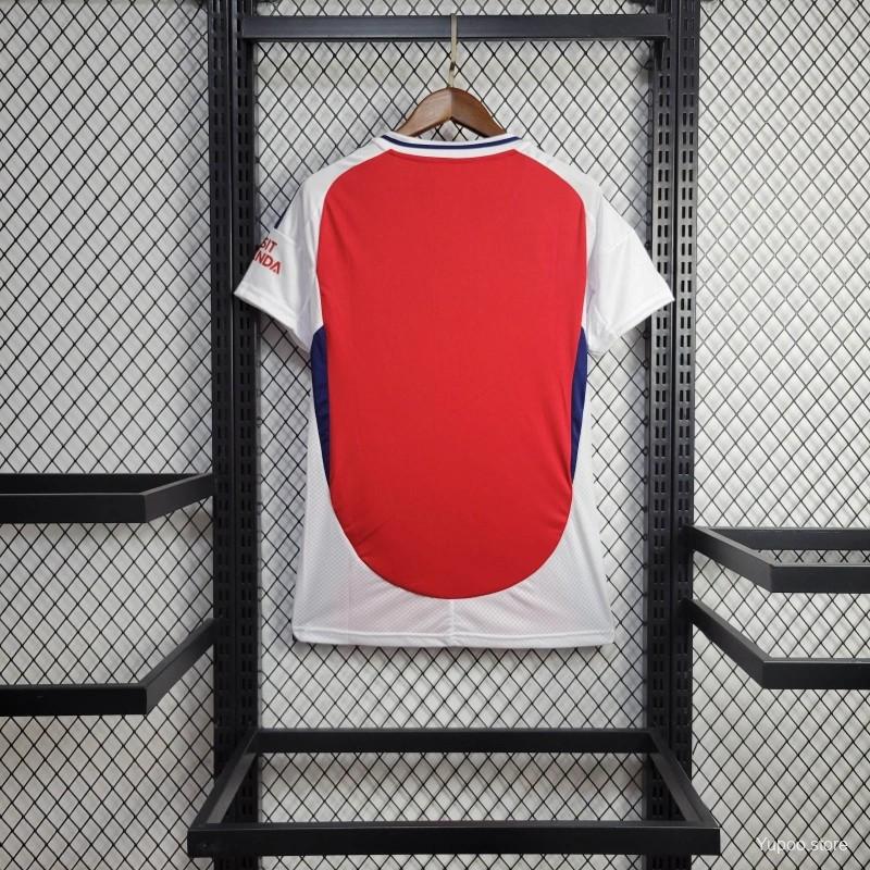 ManixJersey.com | Women's Arsenal 24-25 Home Jersey -Customize Name, Number and Patch | Worldwide Shipping